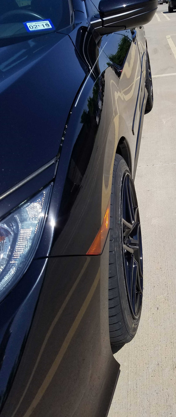 photo 1 Honda Civic custom wheels   18x8.5, ET +35, tire size 235/40 R18. x ET 