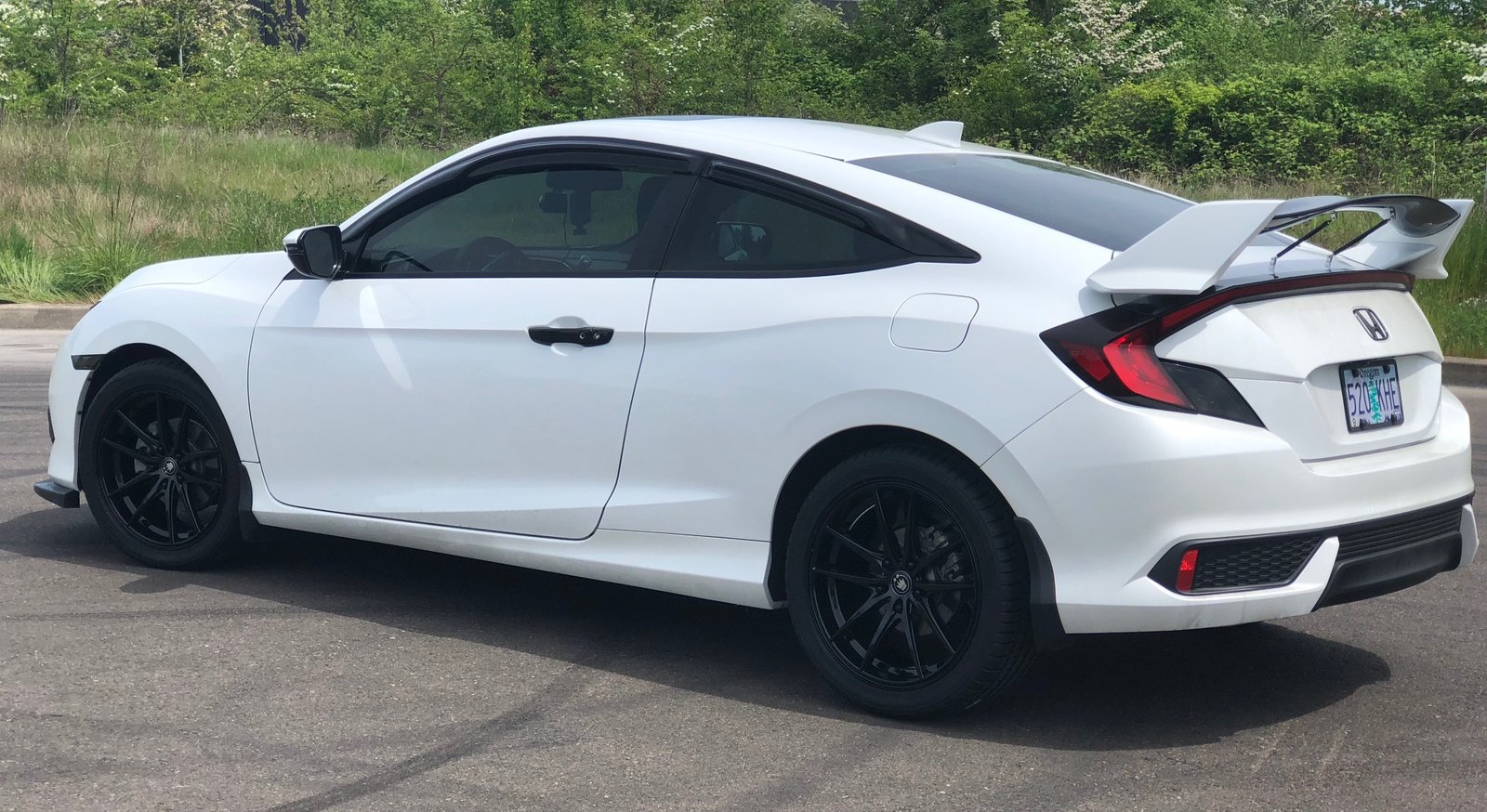 photo 2 Honda Civic custom wheels   18x8.0, ET +45, tire size 245/40 R18. x ET 