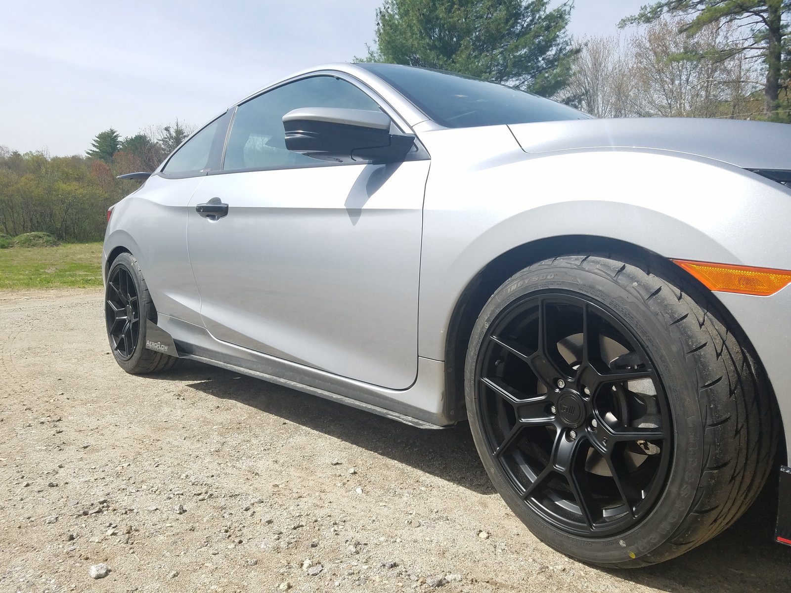 photo 3 Honda Civic custom wheels   18x8.5, ET +45, tire size 255/40 R18. x ET 
