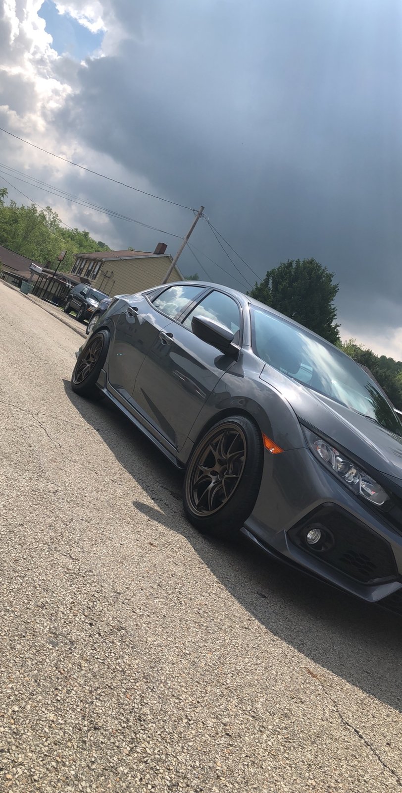 photo 1 Honda Civic custom wheels   18x9.5, ET +35, tire size 235/40 R18. x ET 