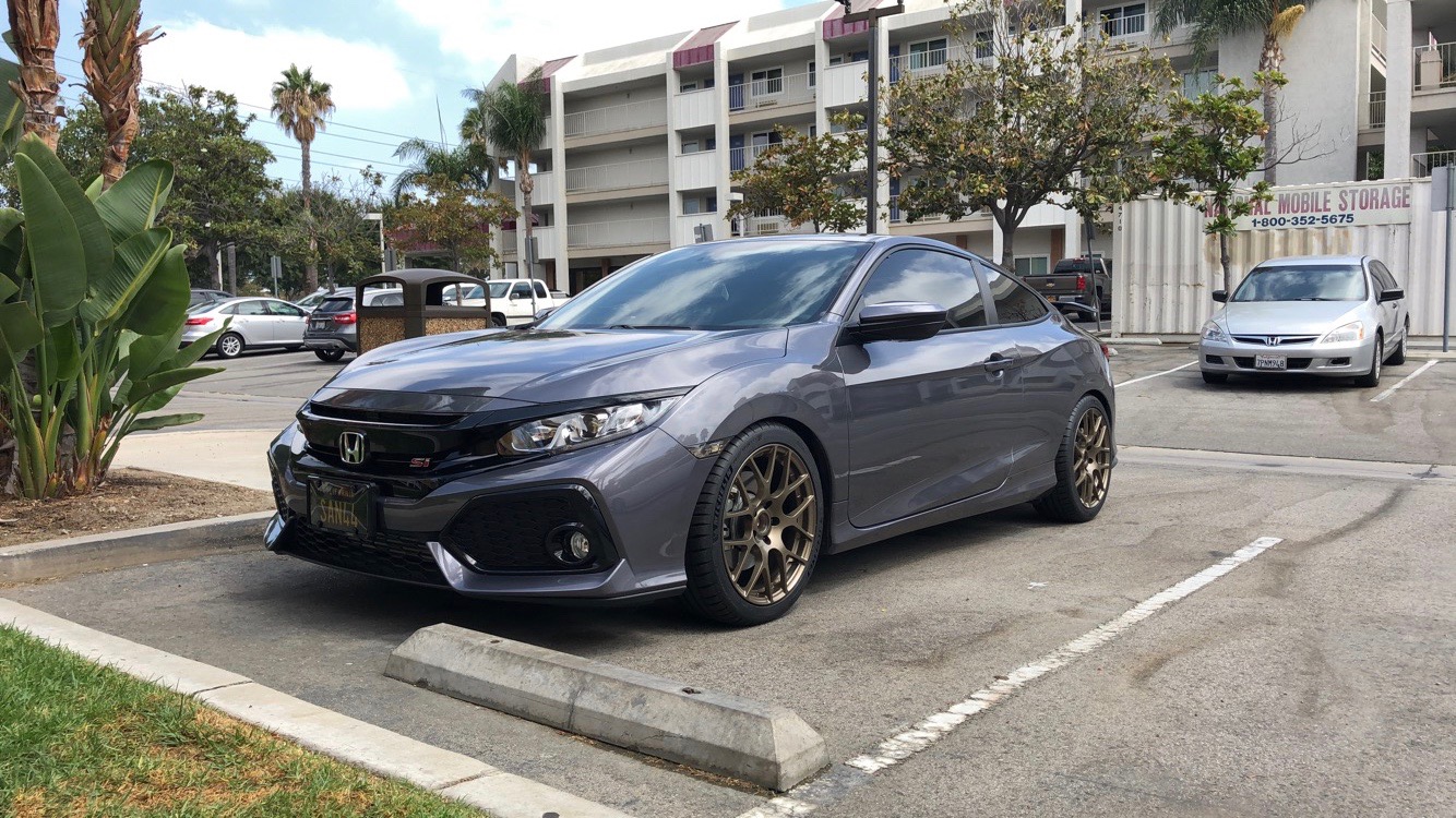photo 1 Honda Civic custom wheels 18x8.0, ET +35, tire size 235/40 R18. x ET
