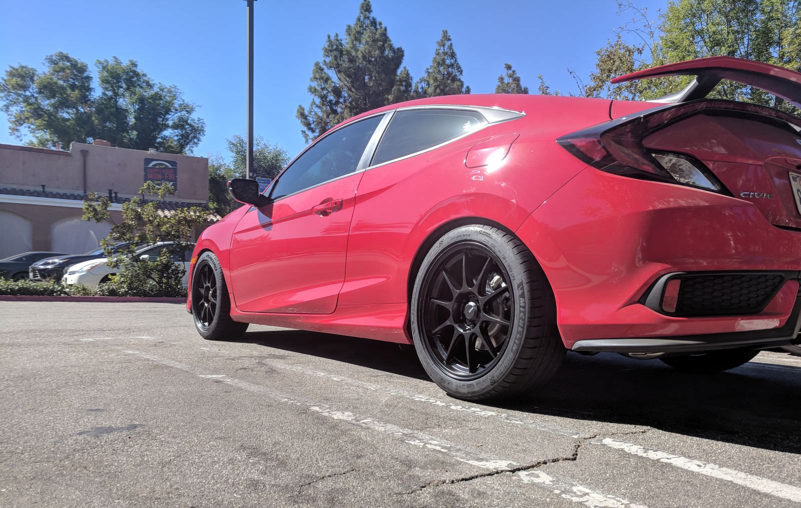 photo 3 Honda Civic custom wheels   18x8.5, ET +35, tire size 245/40 R18. x ET 