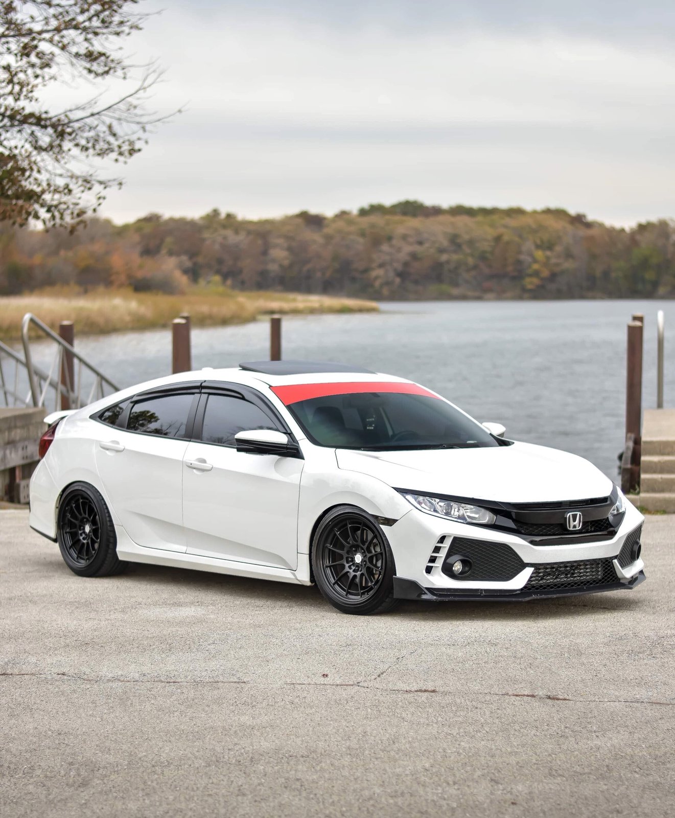 photo 2 Honda Civic custom wheels   18x9.5, ET +40, tire size 245/40 R18. x ET 