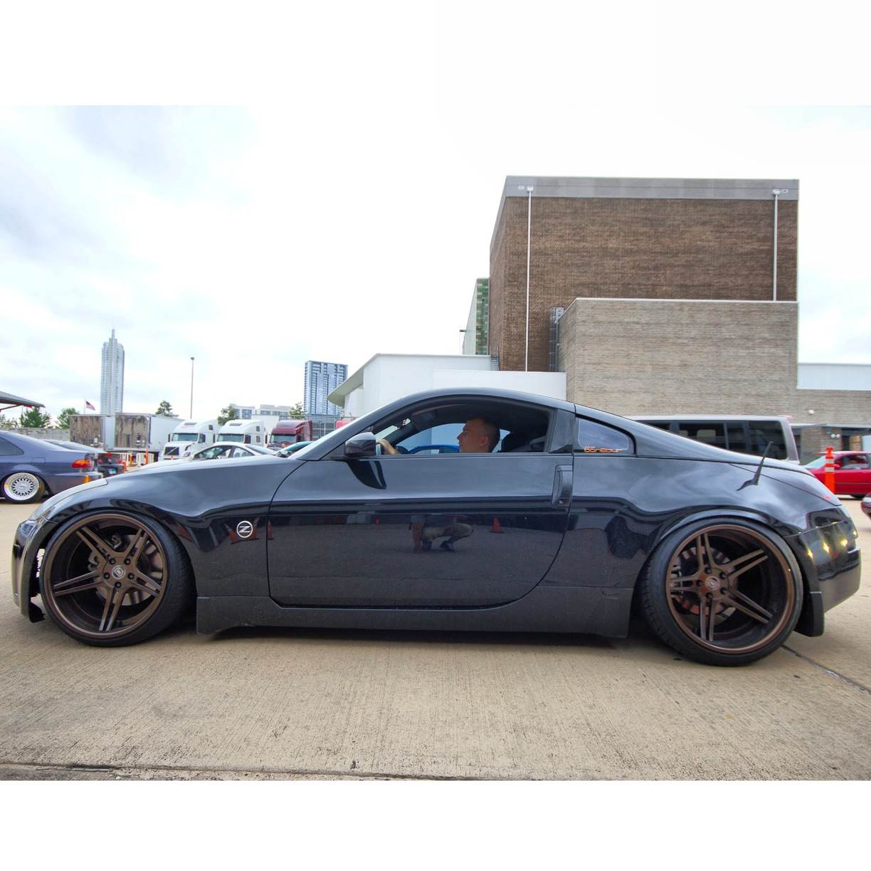 photo 1 Nissan 350Z custom wheels DPE CS5 19x10.0, ET -5, tire size 235/35 R19. 19x11.5 ET-6 275/35 R19