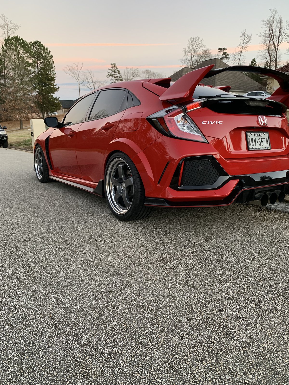 photo 4 Honda Civic custom wheels   19x9.0, ET +41, tire size 225/35 R19. x ET 
