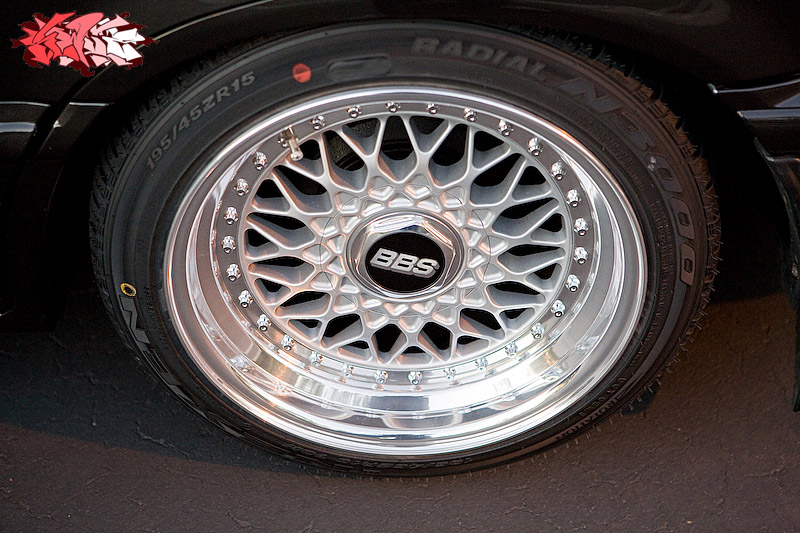 photo 4 Honda Civic custom wheels BBS RS 15x8.5, ET +18, tire size 195/45 R15. x ET 