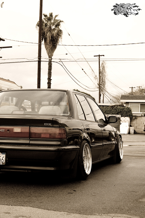 photo 7 Honda Civic custom wheels BBS RS 15x8.5, ET +18, tire size 195/45 R15. x ET 