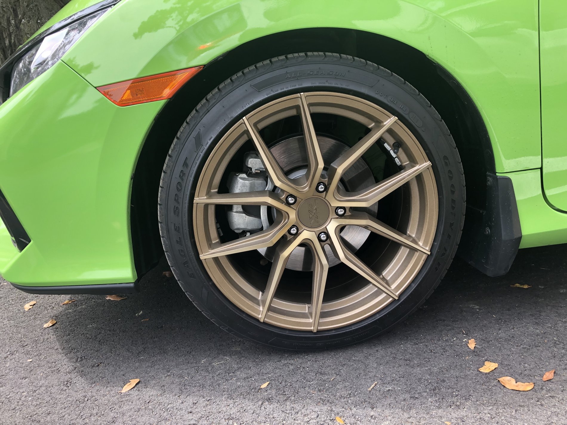 photo 2 Honda Civic custom wheels 18x8.5, ET +35, tire size X R18. x ET
