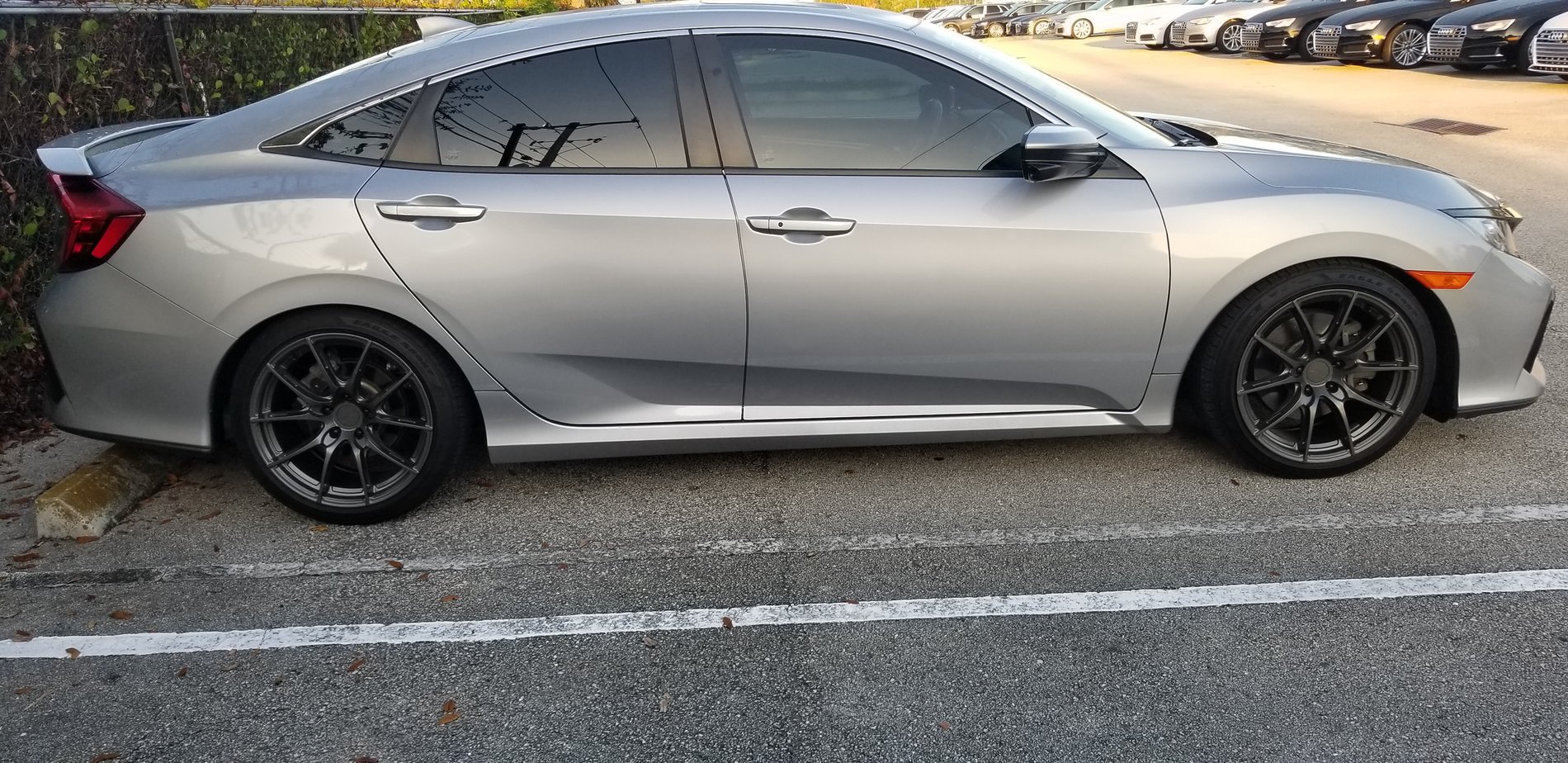 photo 2 Honda Civic custom wheels 18x9.5, ET +40, tire size 235/40 R18. x ET