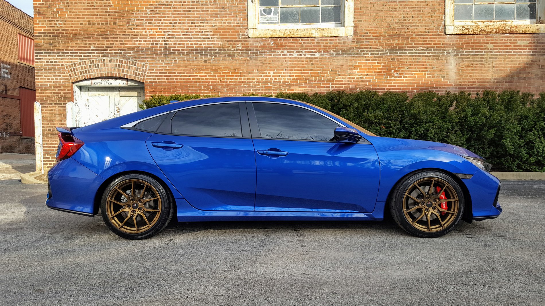 photo 1 Honda Civic custom wheels   18x8.5, ET +35, tire size 235/40 R18. x ET 