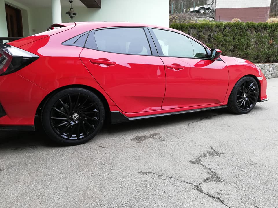 photo 2 Honda Civic custom wheels  TN16 18x8.0, ET +40, tire size 235/40 R18. x ET 