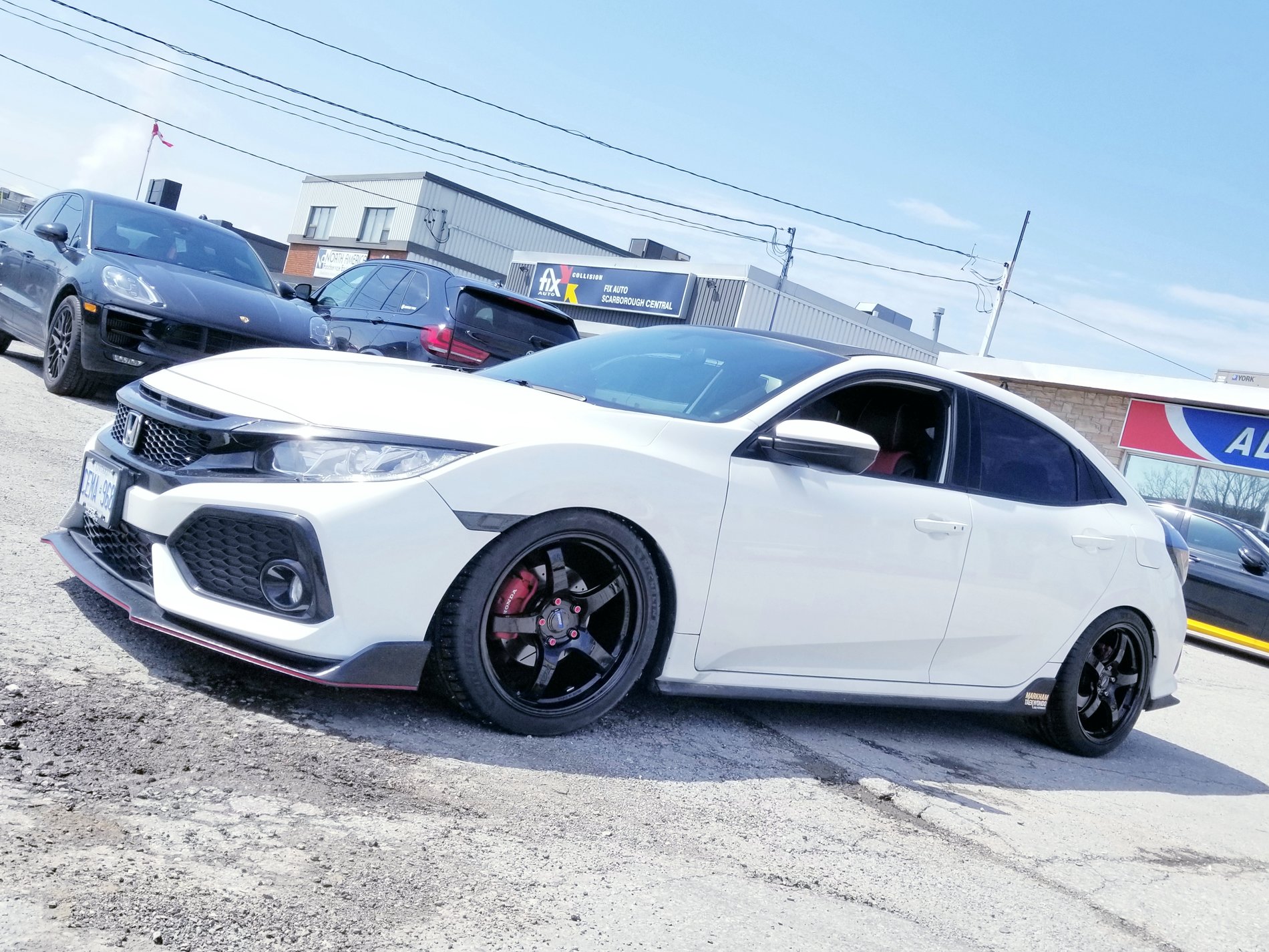 photo 2 Honda Civic custom wheels 18x, ET , tire size 235/40 R18. x ET