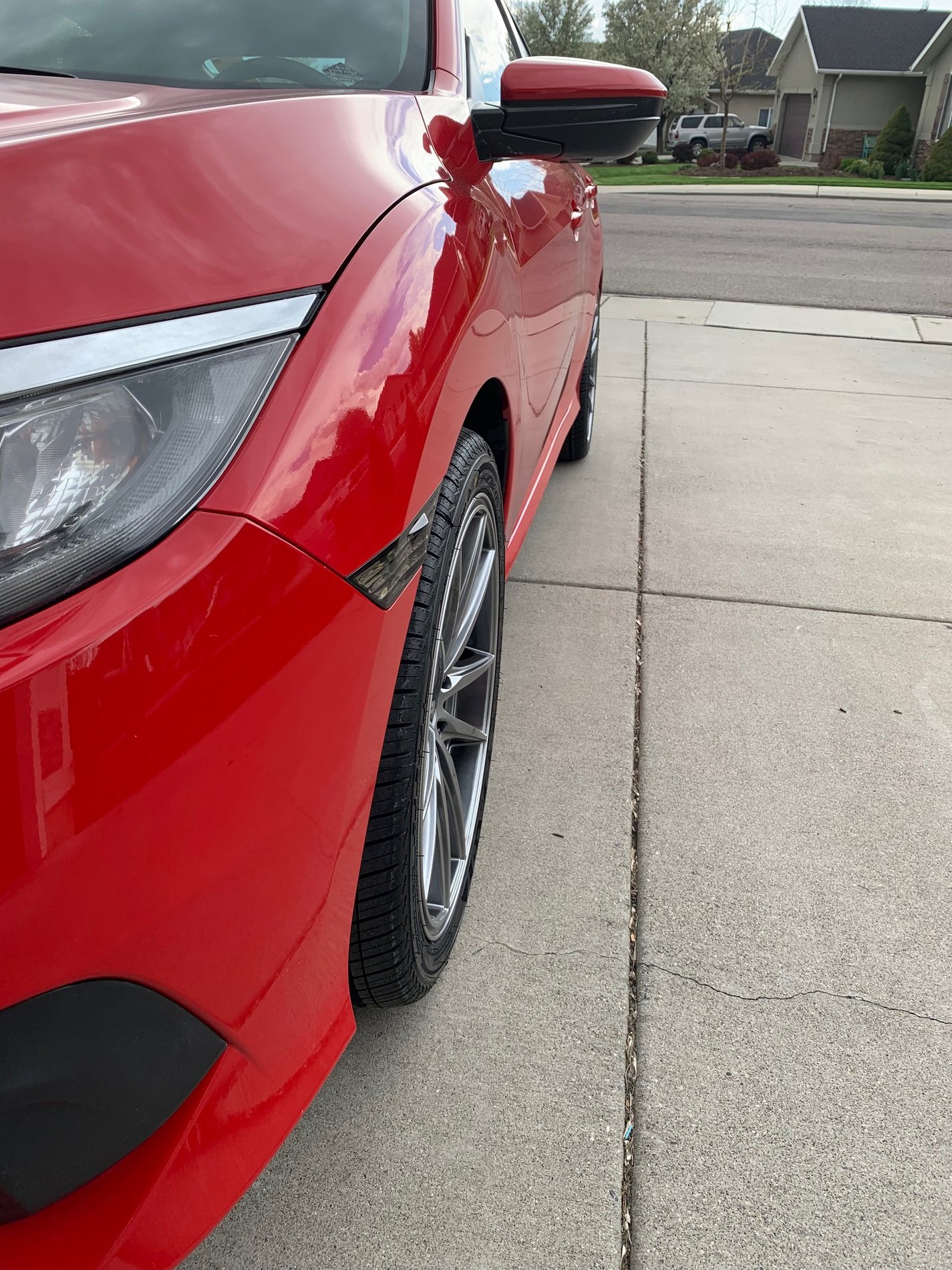 photo 1 Honda Civic custom wheels   18x8.0, ET +35, tire size 235/40 R18. x ET 