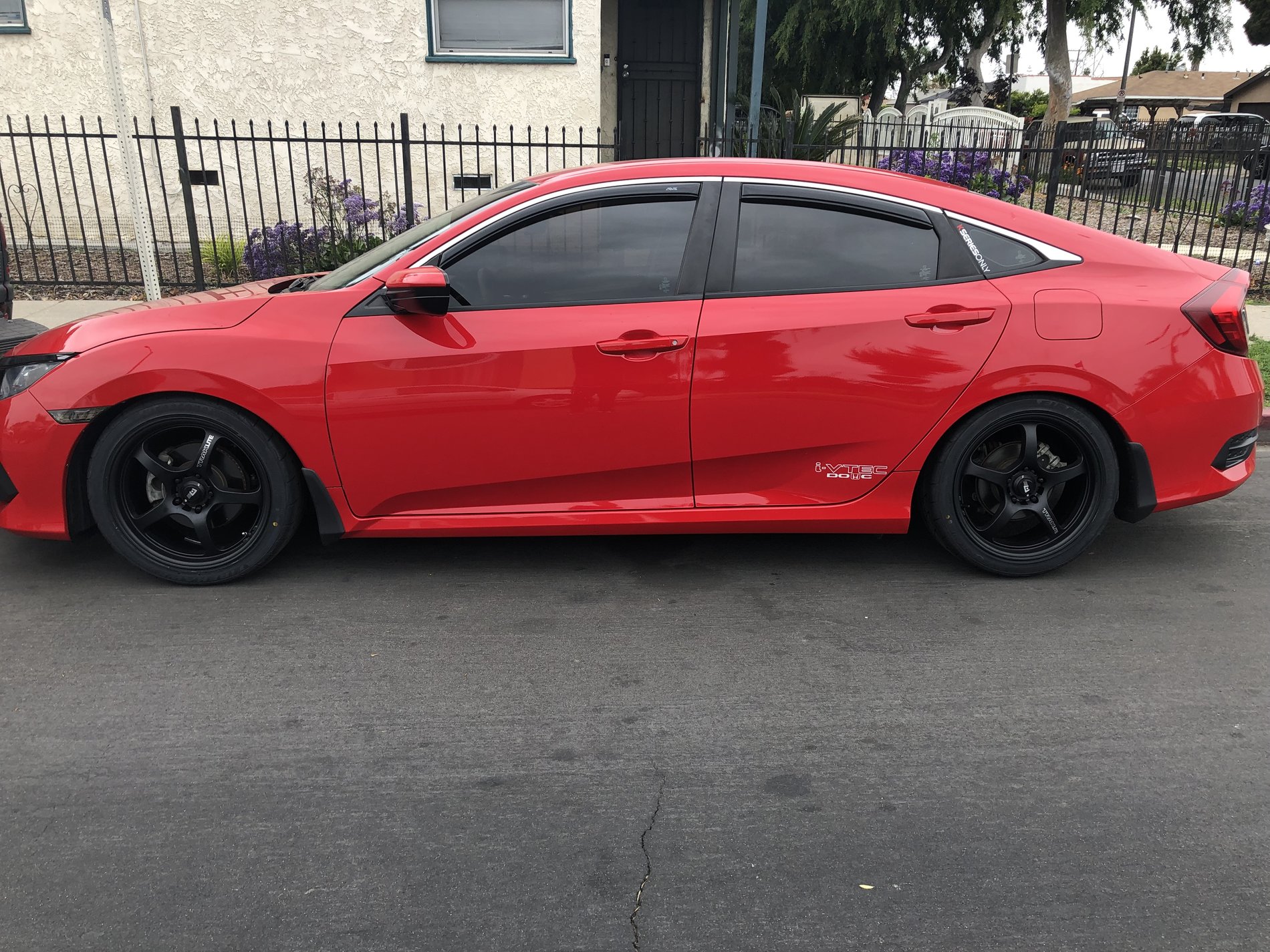 photo 2 Honda Civic custom wheels 18x8.0, ET +45, tire size 235/40 R18. x ET
