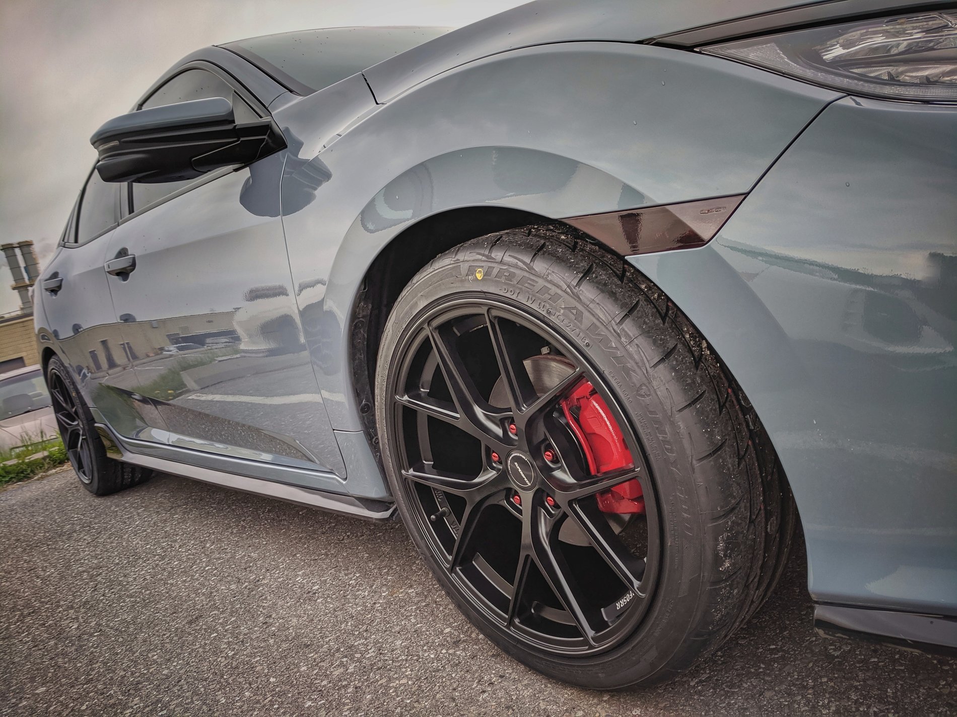 photo 2 Honda Civic custom wheels   18x8.5, ET +35, tire size 235/40 R18. x ET 