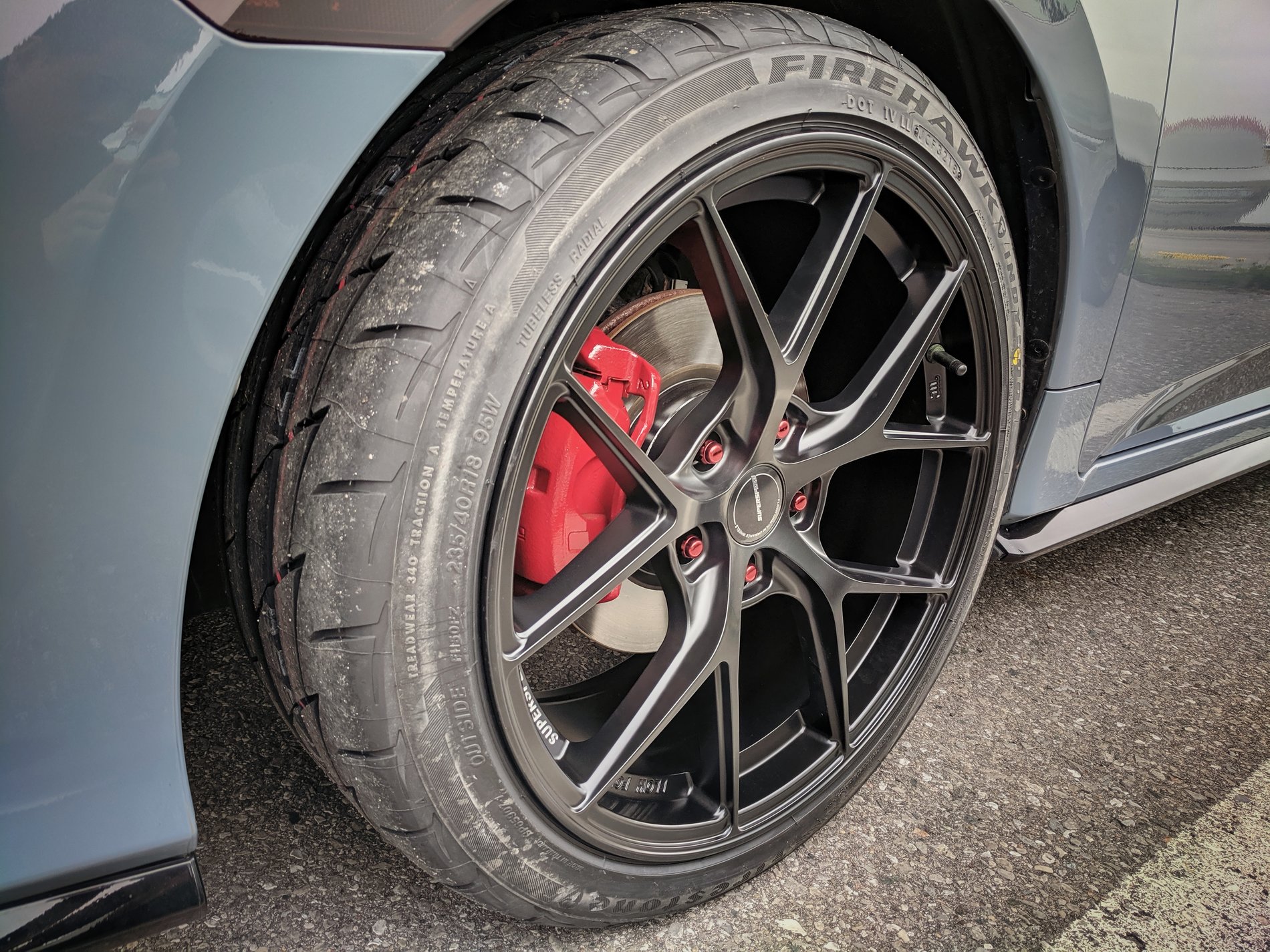 photo 3 Honda Civic custom wheels   18x8.5, ET +35, tire size 235/40 R18. x ET 