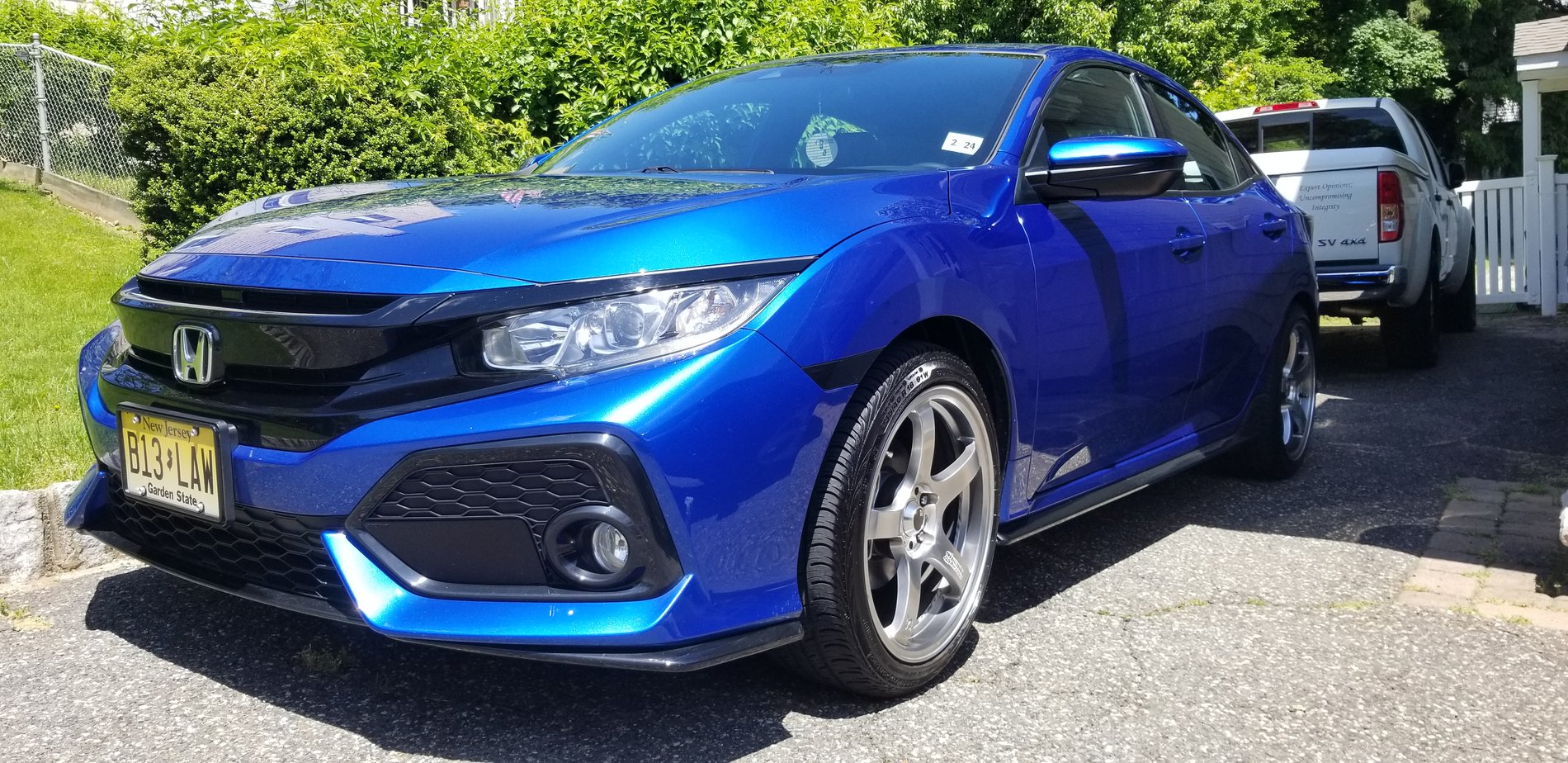 photo 1 Honda Civic custom wheels   18x8.5, ET +33, tire size 235/40 R18. x ET 