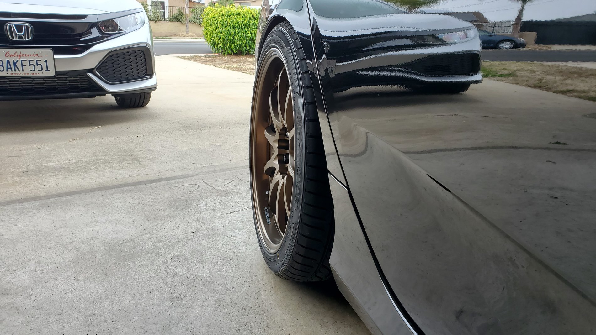 photo 1 Honda Civic custom wheels   18x10.0, ET +39, tire size 265/35 R18. x ET 