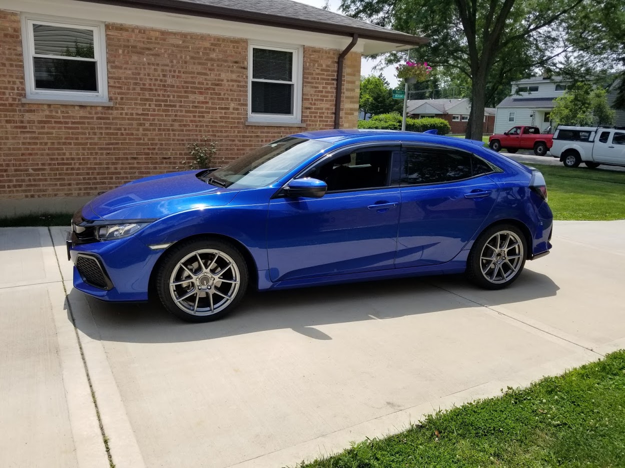 photo 1 Honda Civic custom wheels   18x8.0, ET +45, tire size X R18. x ET 