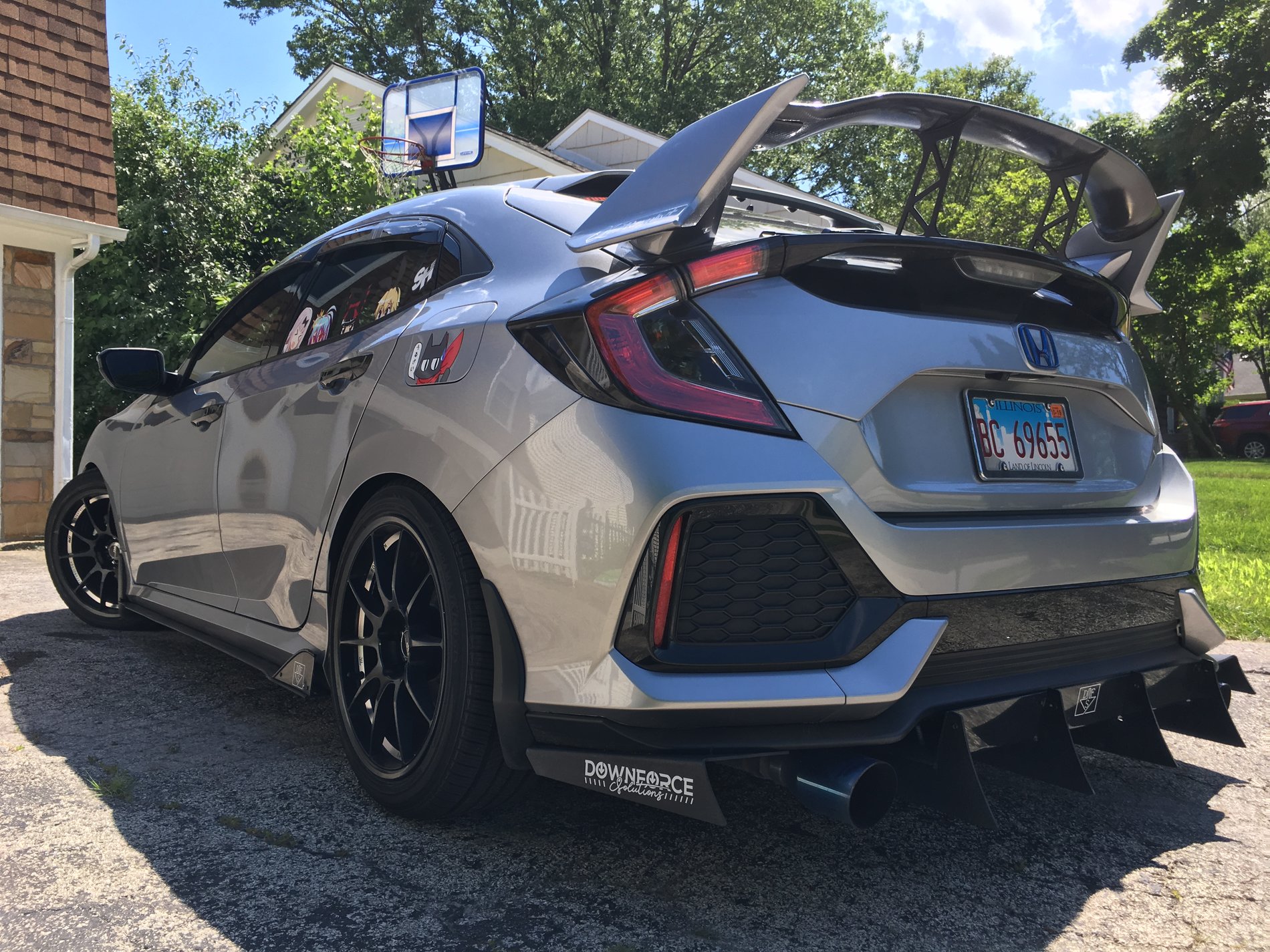 photo 2 Honda Civic custom wheels Milligram 18x8.5, ET +25, tire size 225/45 R18. x ET