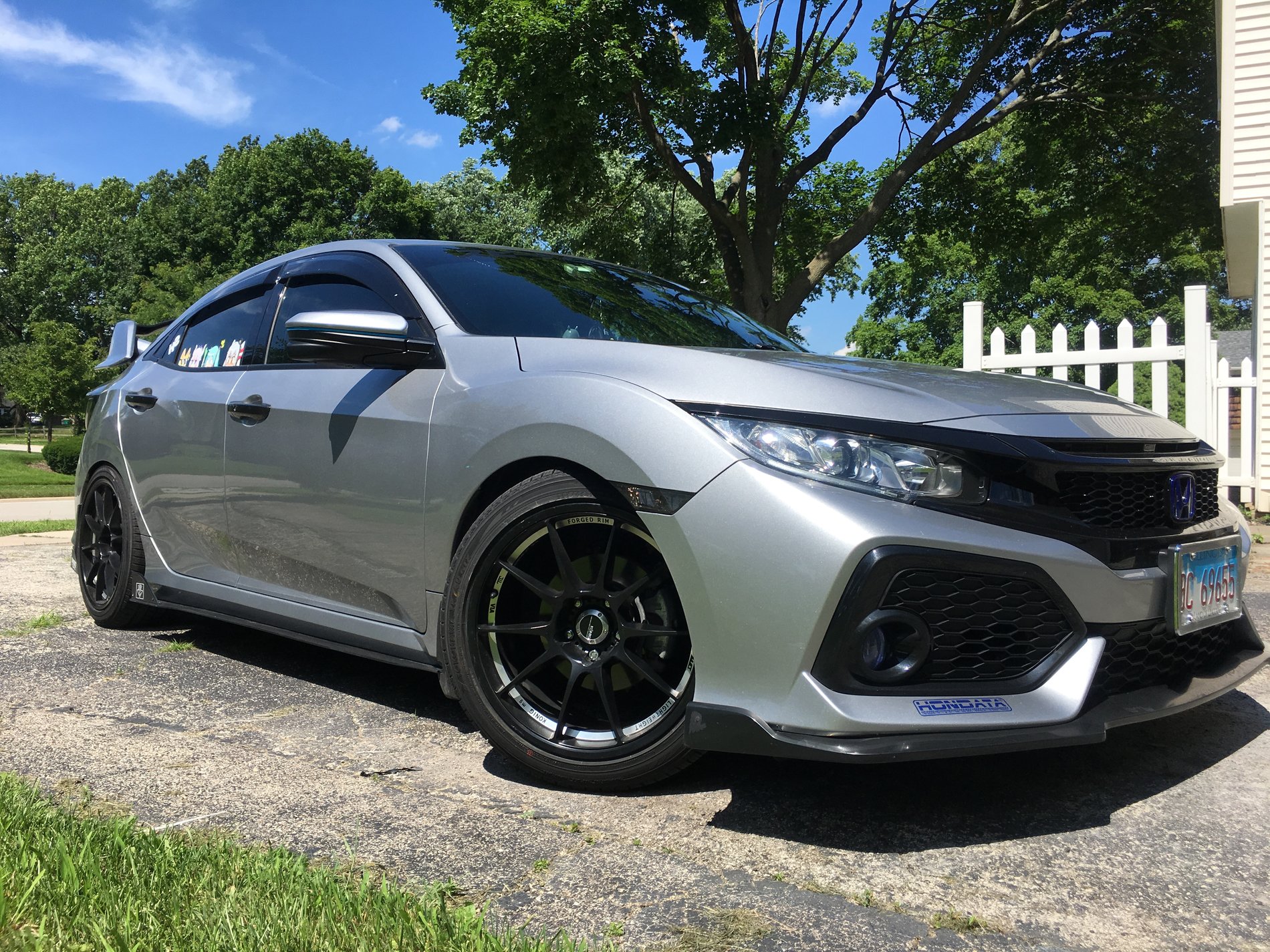photo 3 Honda Civic custom wheels Milligram 18x8.5, ET +25, tire size 225/45 R18. x ET