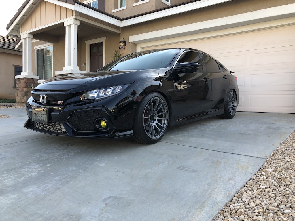 photo 3 Honda Civic custom wheels   18x9.5, ET +38, tire size 245/40 R18. x ET 