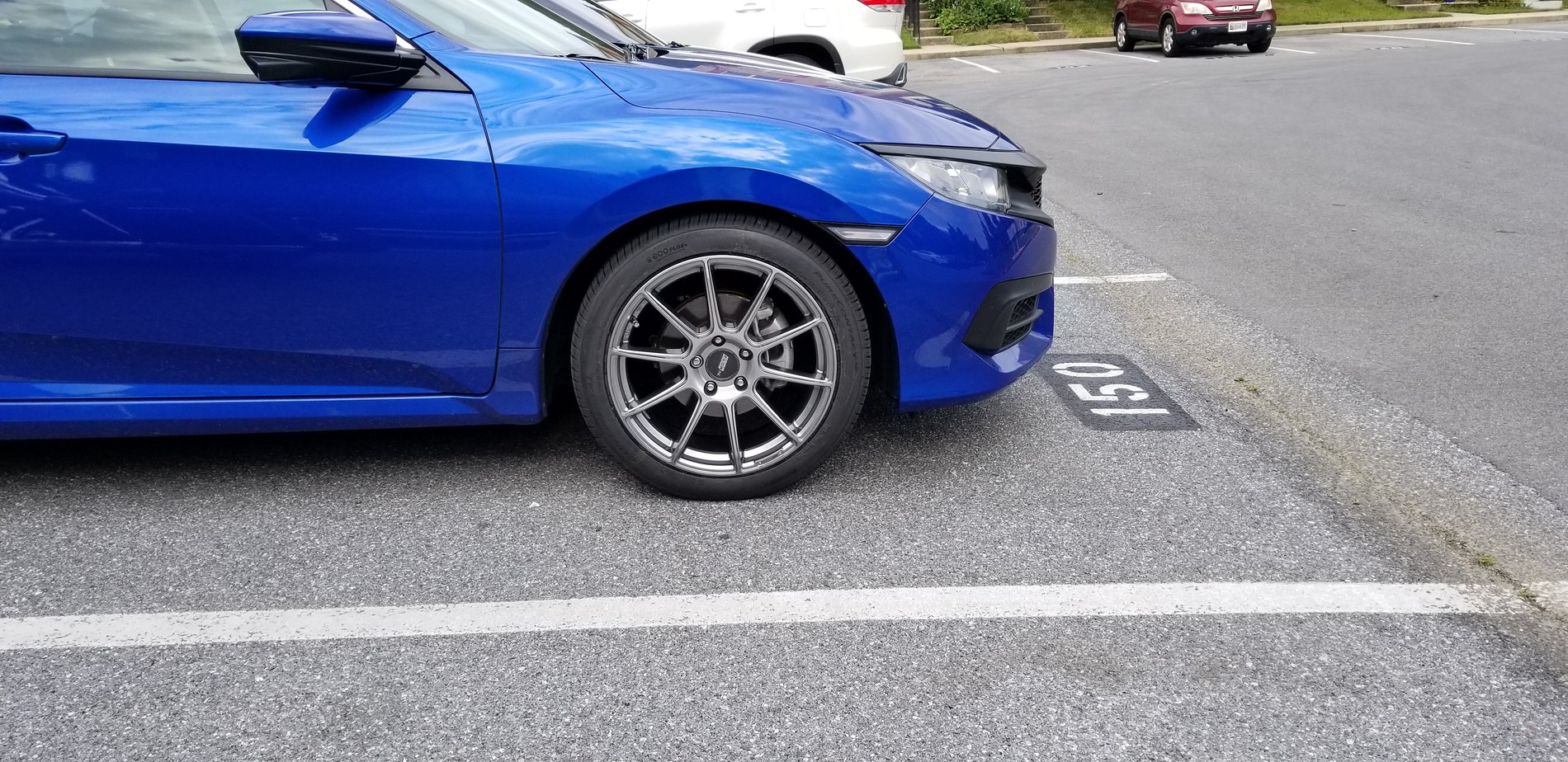 photo 3 Honda Civic custom wheels   18x8.0, ET +45, tire size 225/45 R18. x ET 