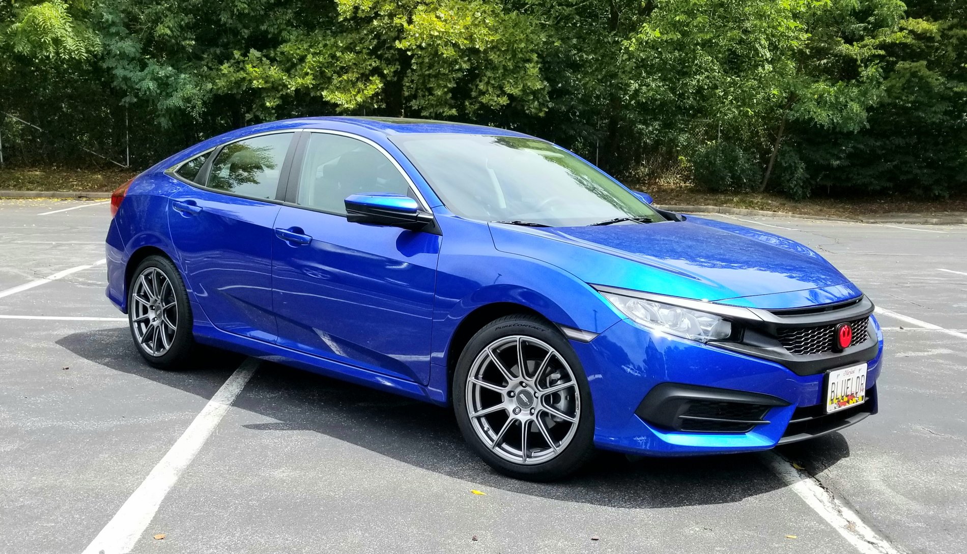 photo 4 Honda Civic custom wheels   18x8.0, ET +45, tire size 225/45 R18. x ET 
