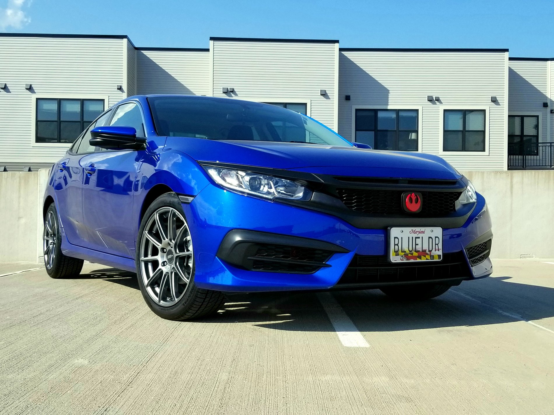 photo 5 Honda Civic custom wheels   18x8.0, ET +45, tire size 225/45 R18. x ET 