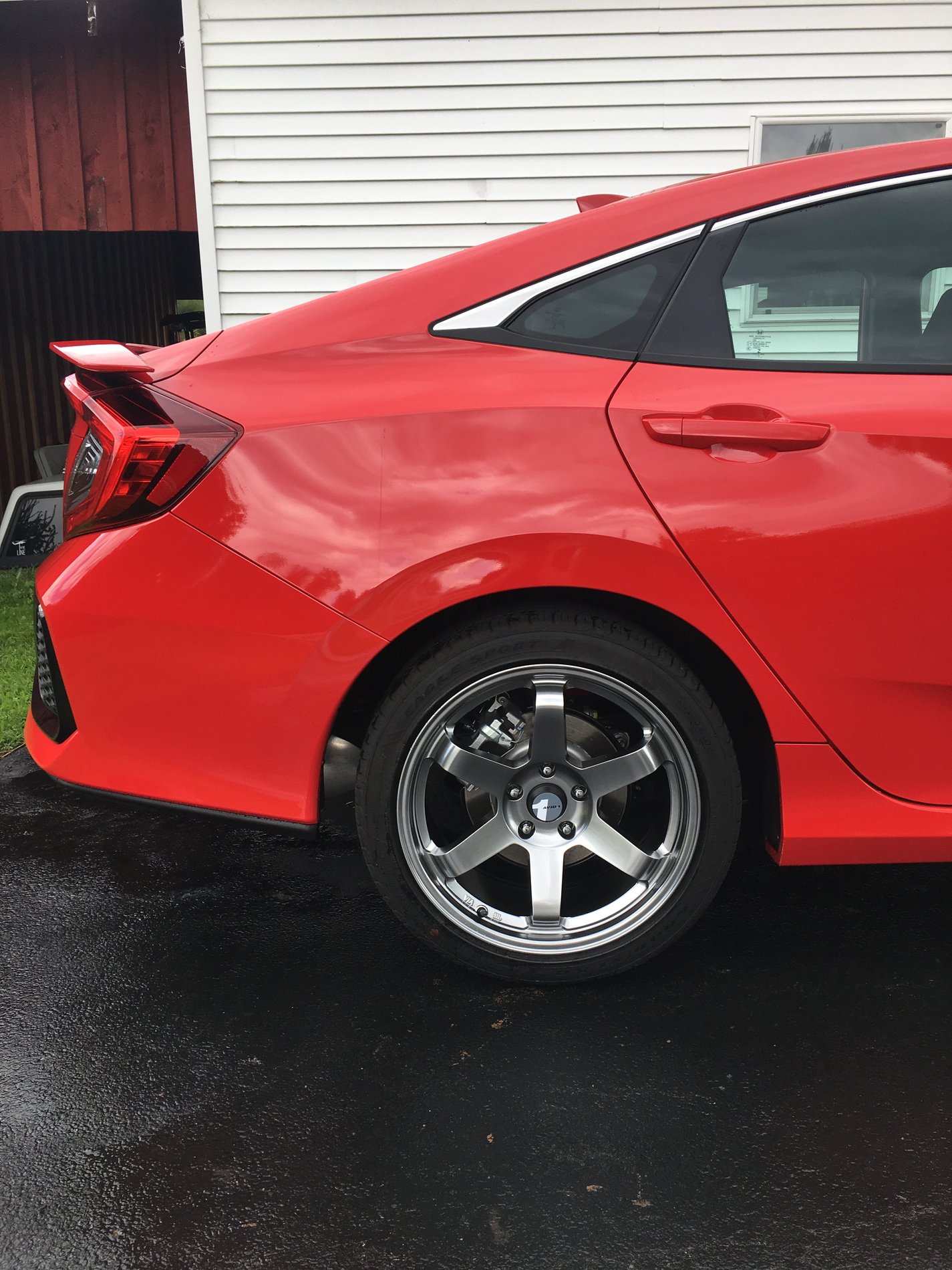 photo 1 Honda Civic custom wheels 18x8.5, ET +35, tire size X R18. x ET