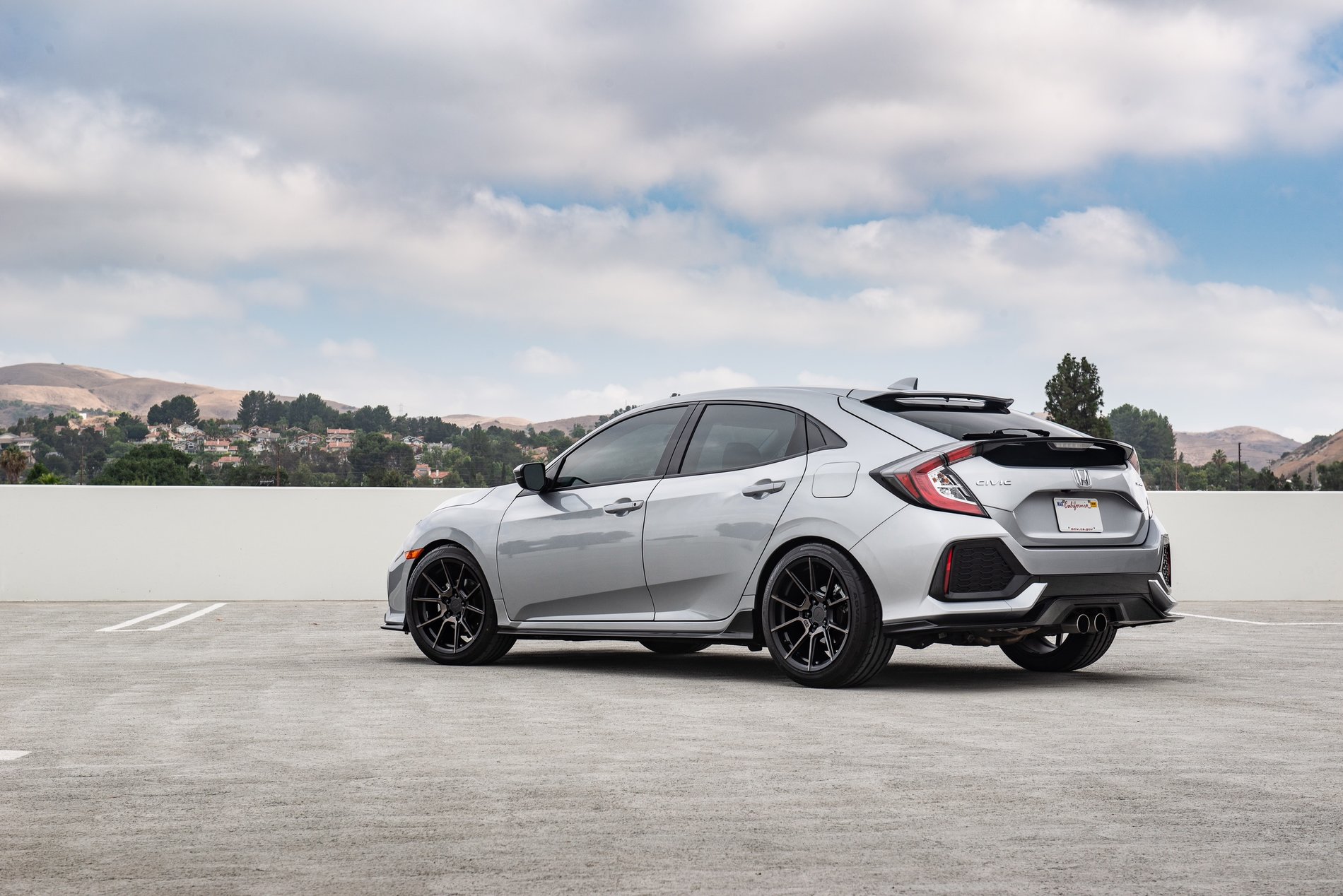 photo 1 Honda Civic custom wheels 18x9.5, ET +39, tire size 255/40 R18. x ET