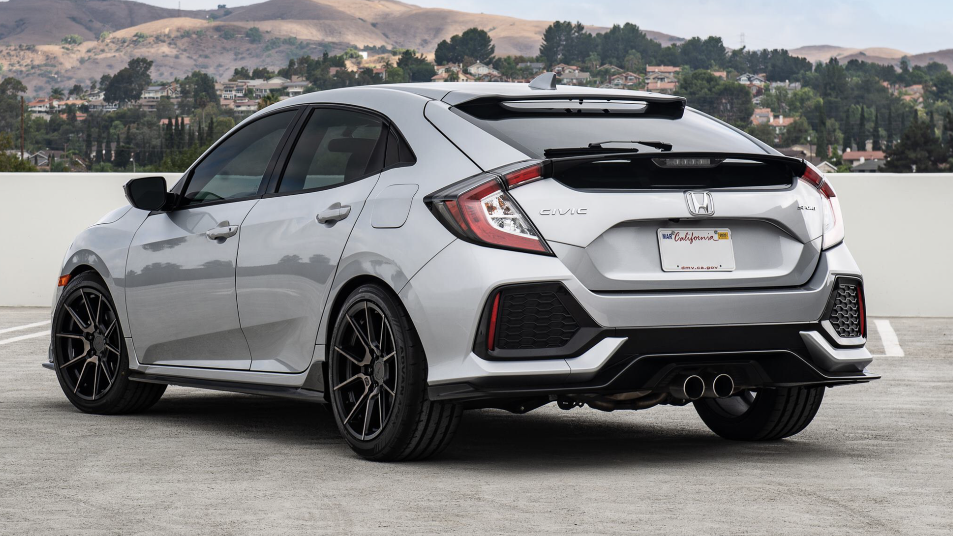 photo 2 Honda Civic custom wheels 18x9.5, ET +39, tire size 255/40 R18. x ET