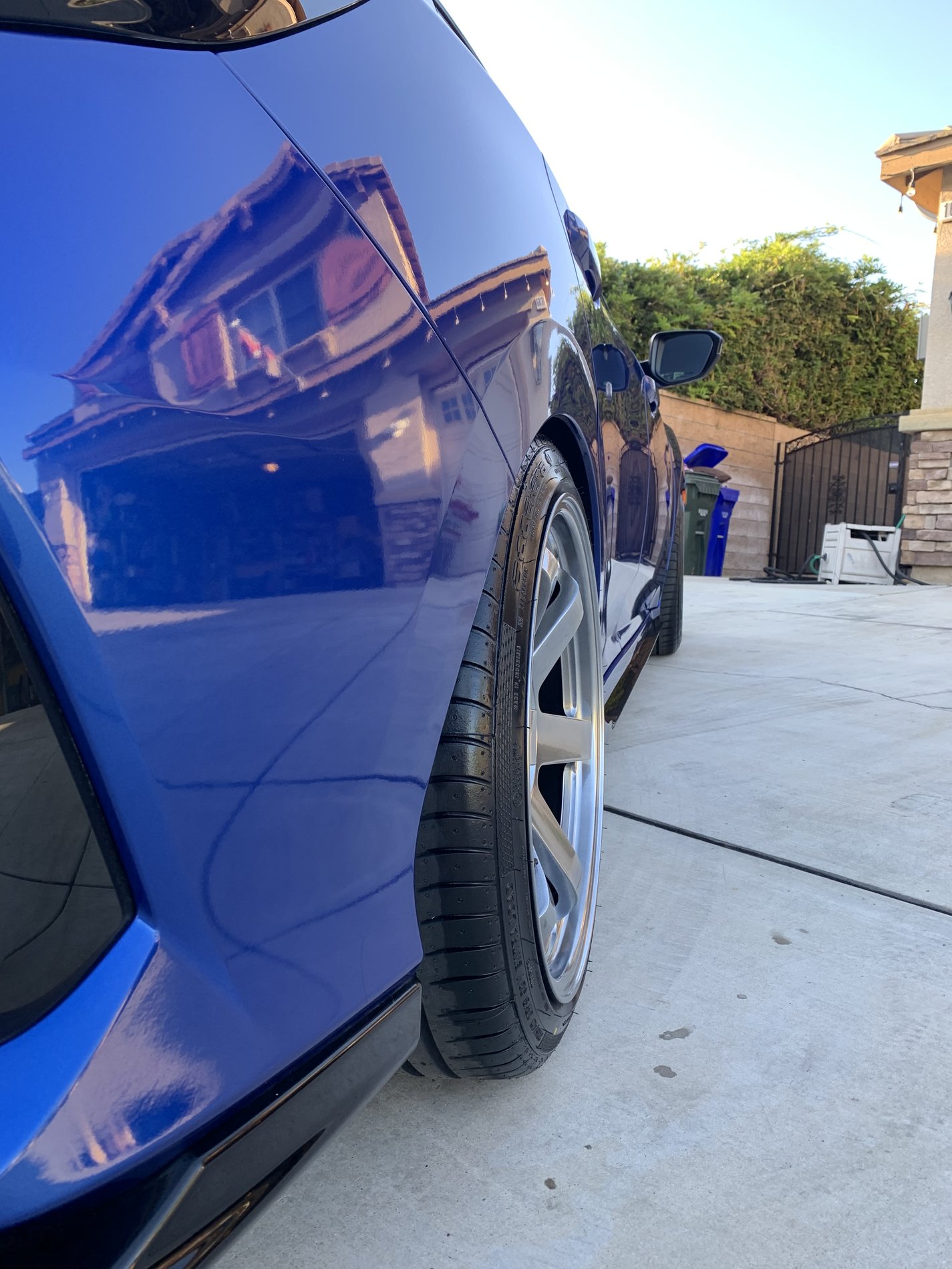 photo 1 Honda Civic custom wheels   18x9.5, ET +38, tire size 225/40 R18. x ET 