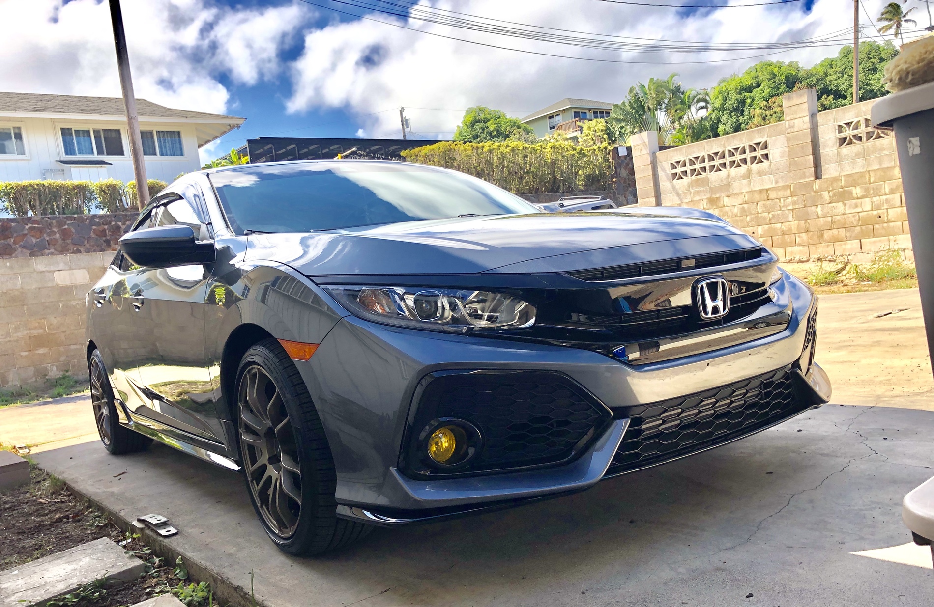 photo 2 Honda Civic custom wheels   18x8.0, ET +35, tire size 225/40 R18. x ET 