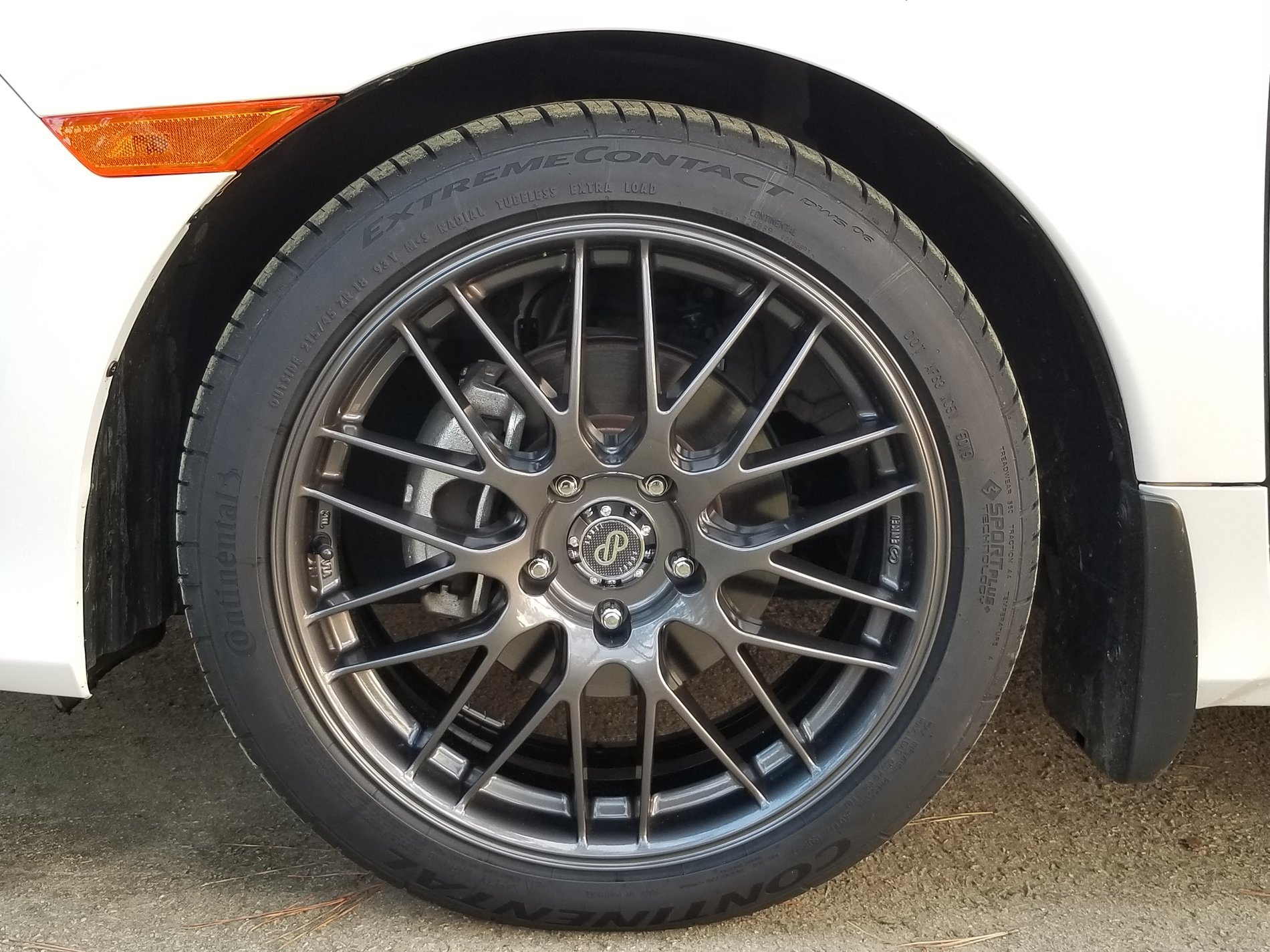 photo 1 Honda Civic custom wheels   18x7.5, ET +45, tire size 215/45 R18. x ET 