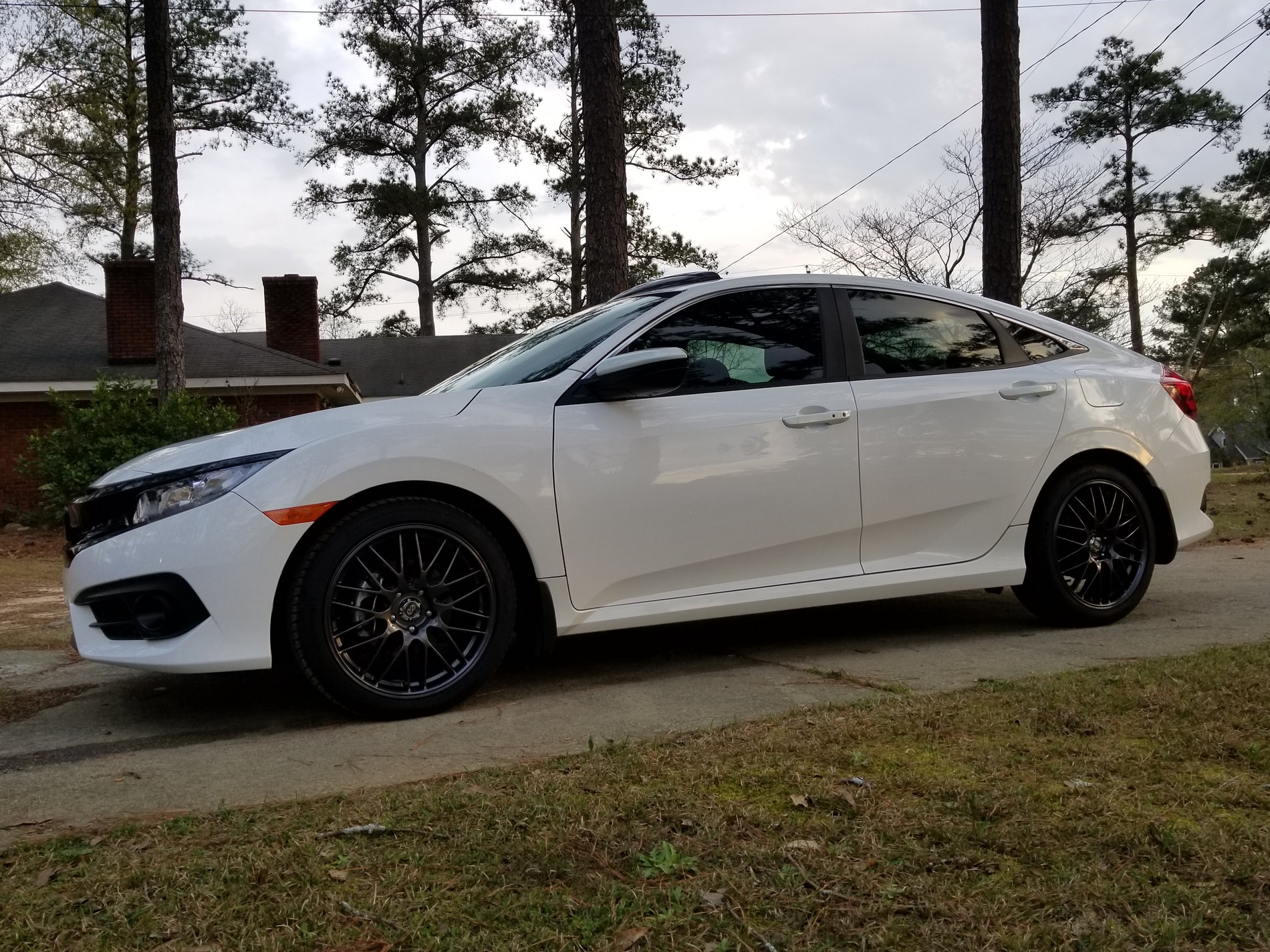 photo 3 Honda Civic custom wheels   18x7.5, ET +45, tire size 215/45 R18. x ET 