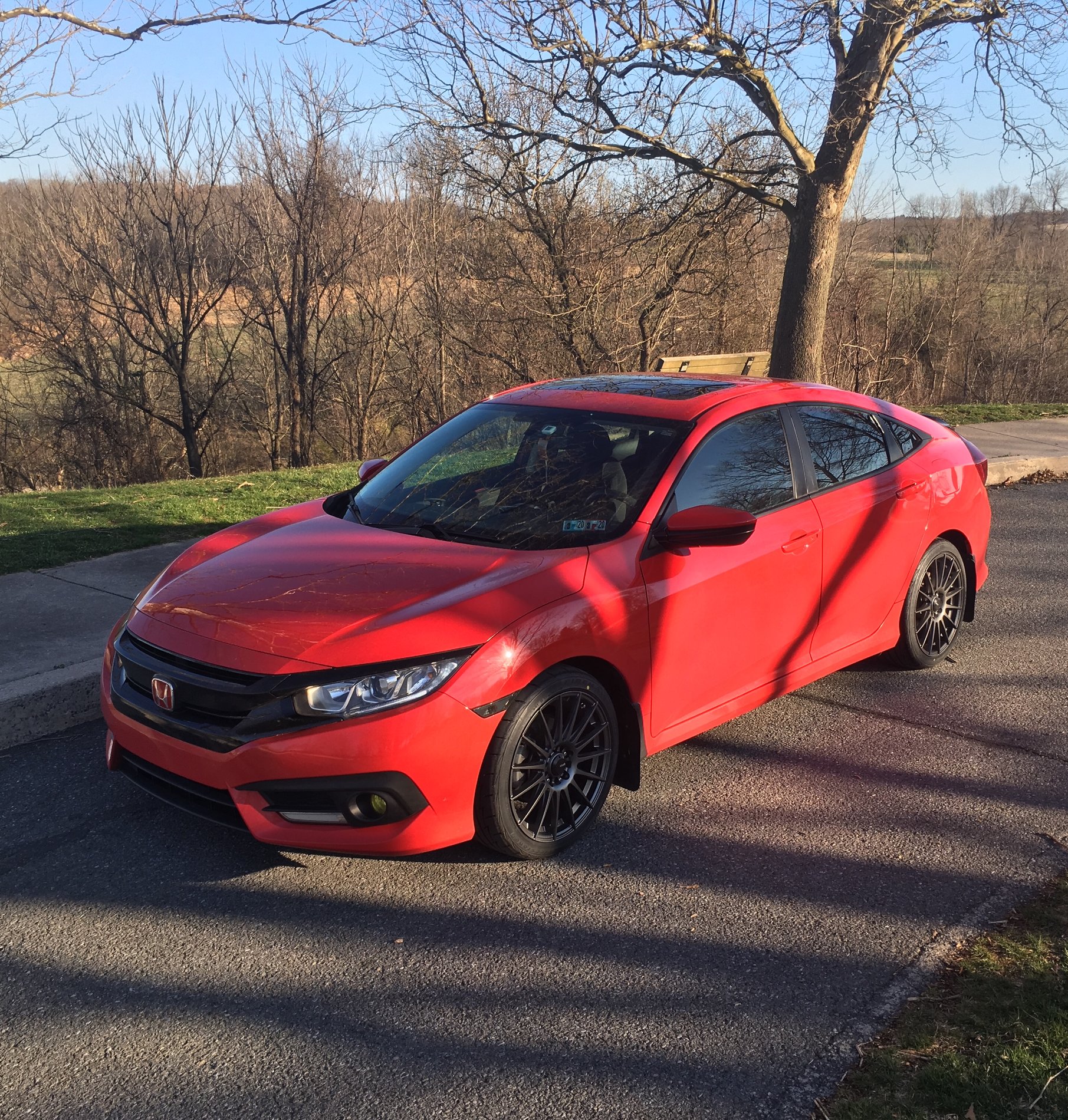 photo 2 Honda Civic custom wheels 18x8.0, ET +45, tire size 225/40 R18. x ET