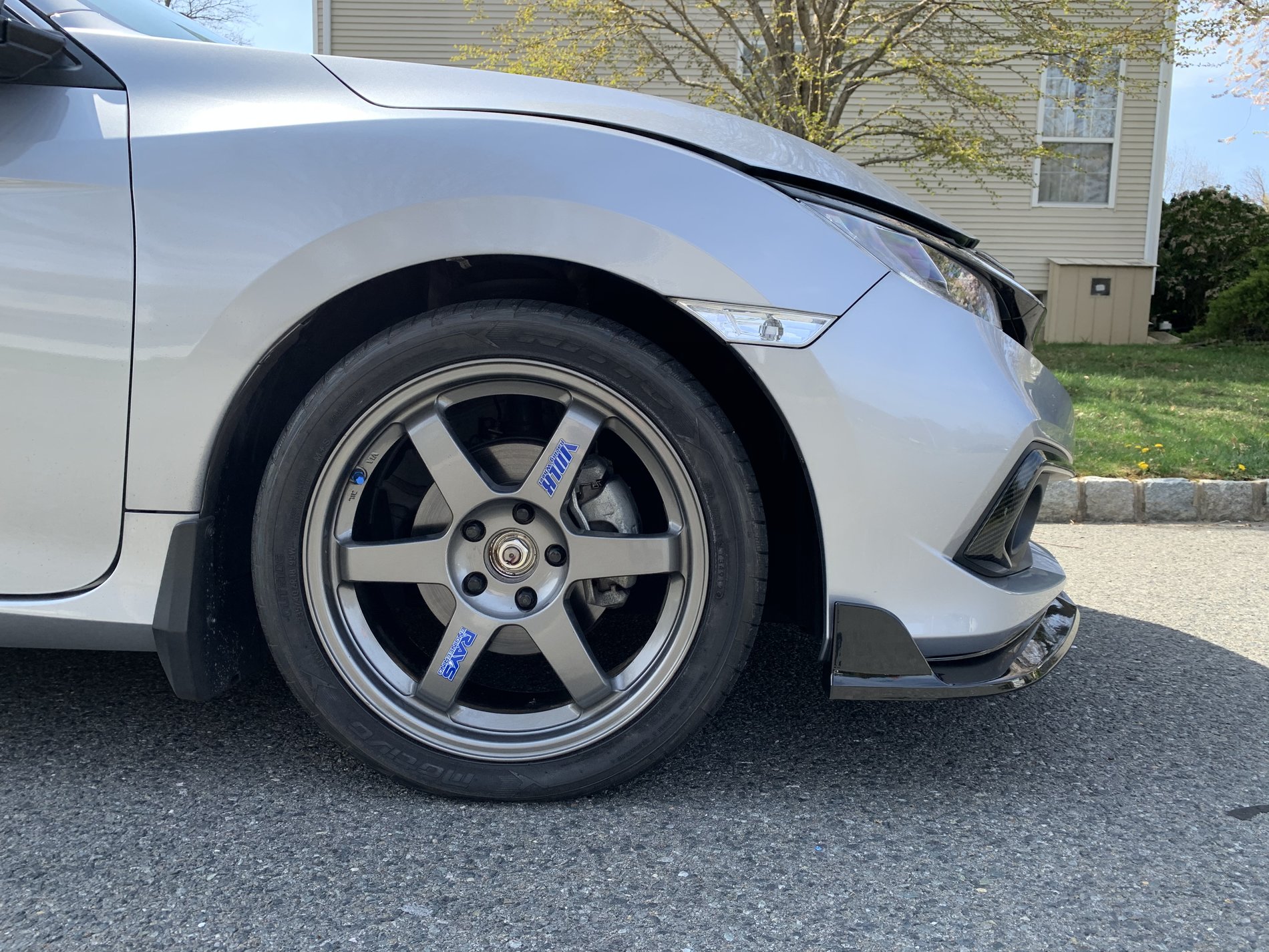 photo 1 Honda Civic custom wheels 18x, ET , tire size 235/40 R18. x ET