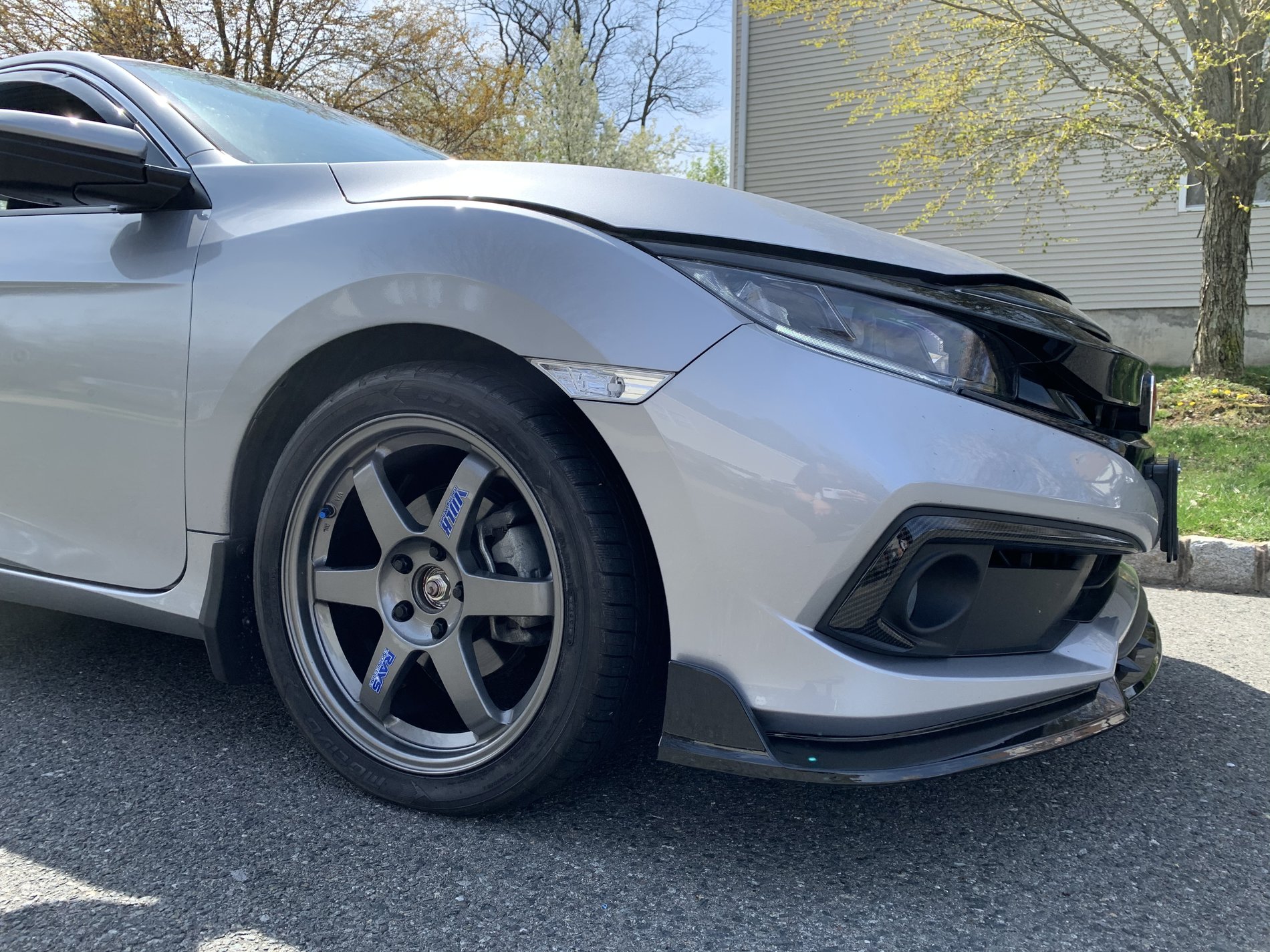 photo 2 Honda Civic custom wheels 18x, ET , tire size 235/40 R18. x ET