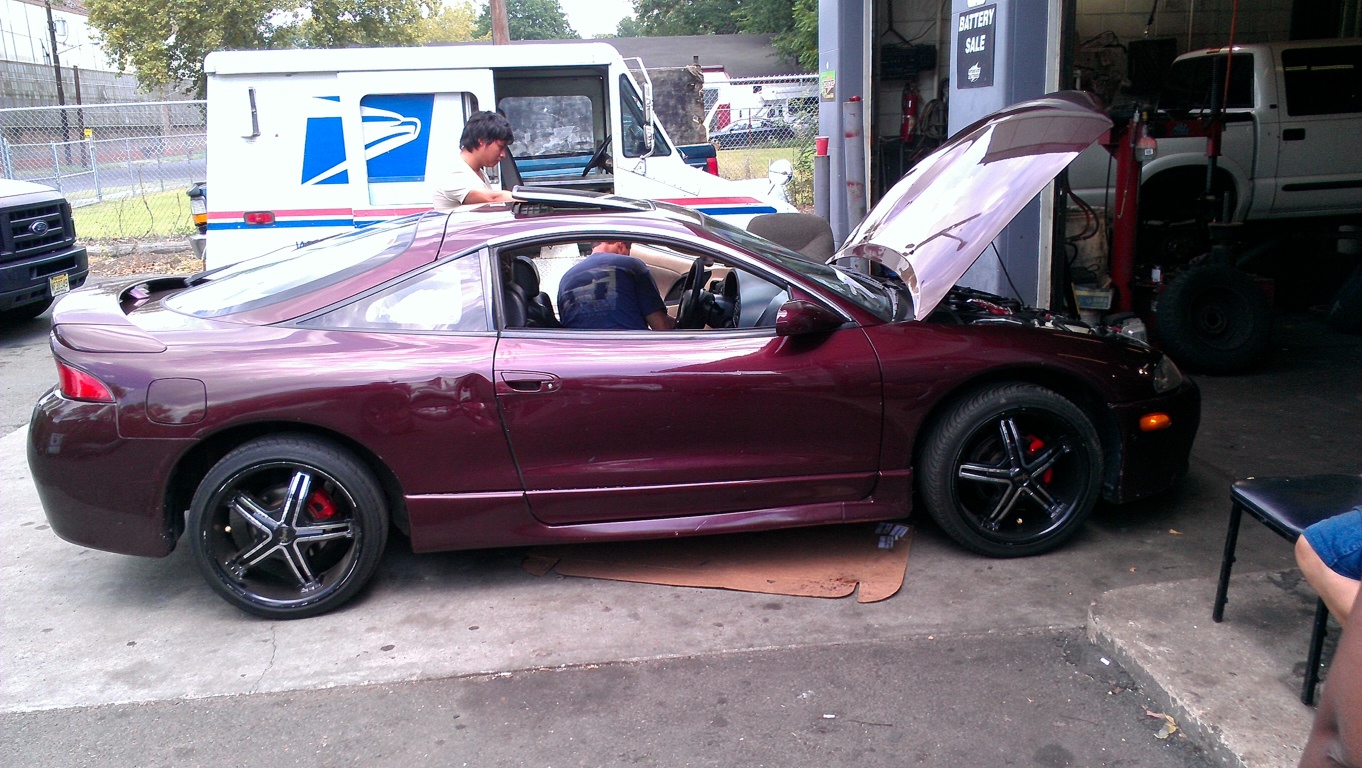 photo 1 Mitsubishi Eclipse custom wheels metalfx mfx9-1875 18x8.0, ET +35, tire size 215/40 R18. x ET