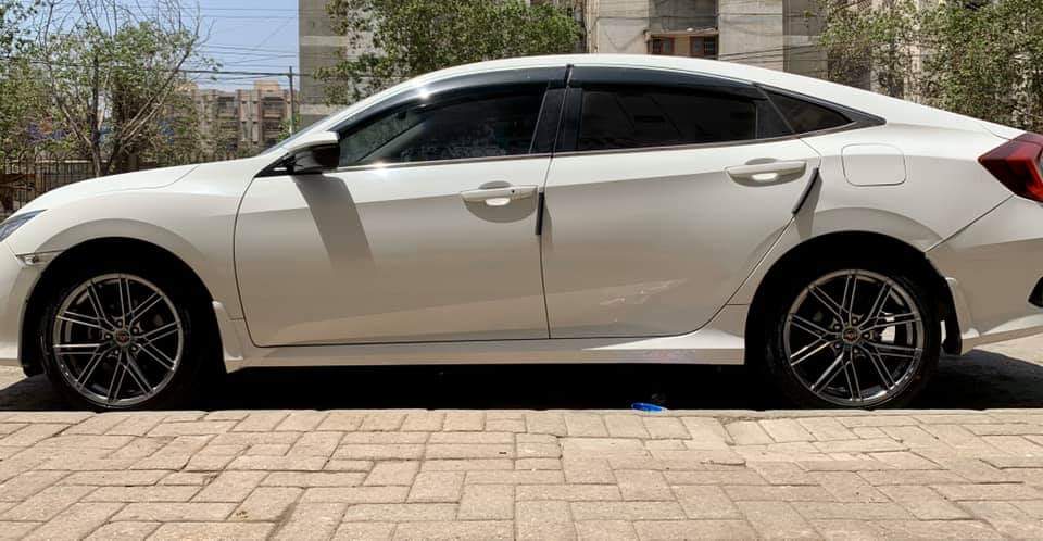 photo 1 Honda Civic custom wheels   18x8.0, ET +45, tire size 225/45 R18. x ET 