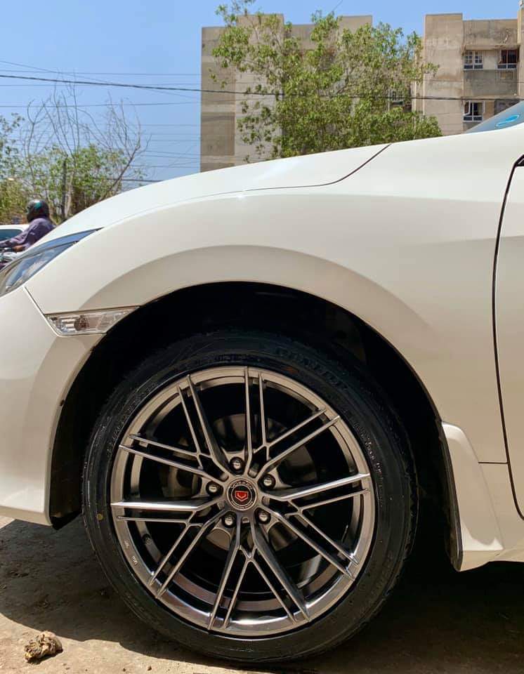 photo 2 Honda Civic custom wheels   18x8.0, ET +45, tire size 225/45 R18. x ET 