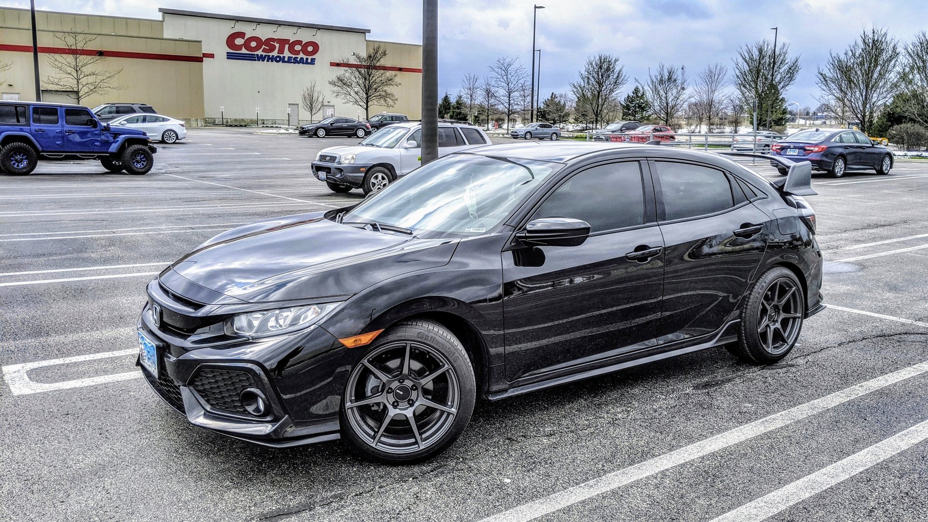 photo 1 Honda Civic custom wheels 18x9.5, ET +38, tire size 245/40 R18. x ET