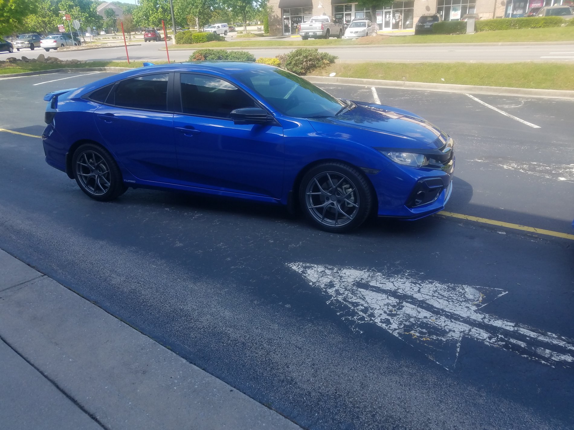 photo 1 Honda Civic custom wheels   18x8.5, ET +44, tire size 245/40 R18. x ET 