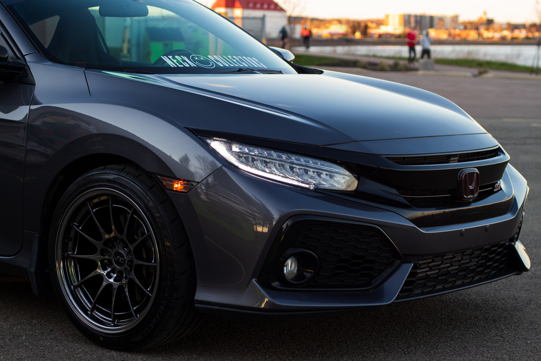 photo 2 Honda Civic custom wheels 18x9.5, ET +35, tire size 245/40 R18. x ET