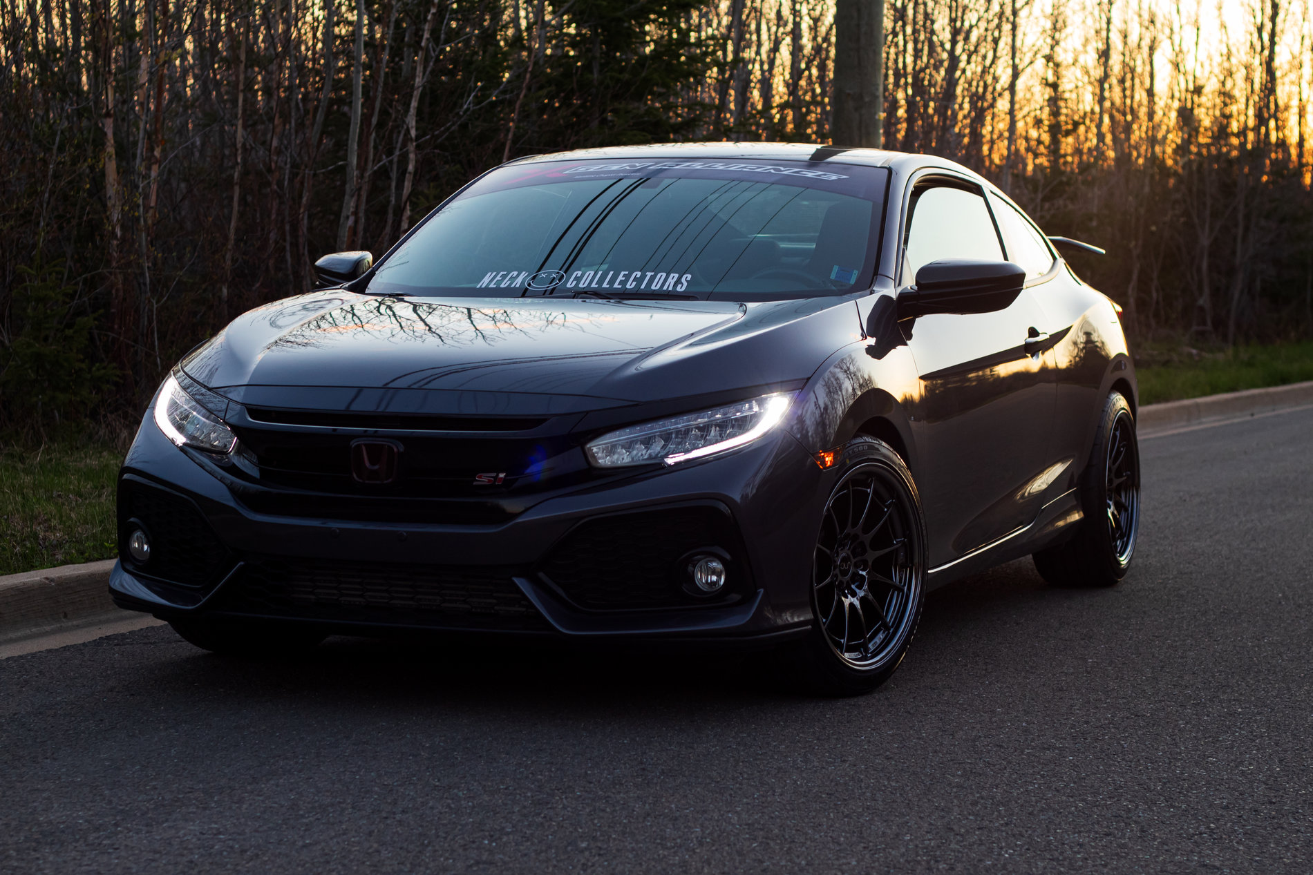 photo 4 Honda Civic custom wheels 18x9.5, ET +35, tire size 245/40 R18. x ET