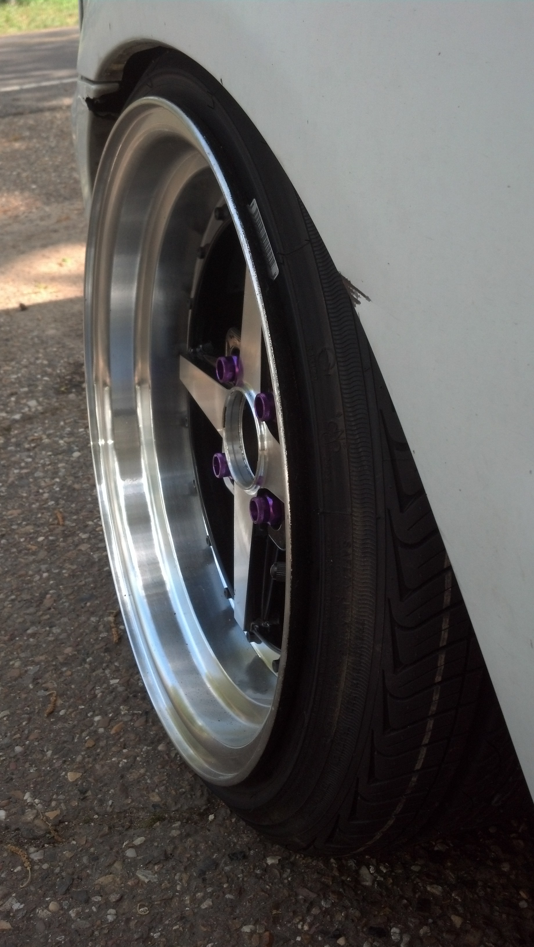 photo 2 Honda Civic custom wheels Rota  Zero Plus 15x8.0, ET 0, tire size 165/45 R15. 15x8.0 ET0 165/45 R15