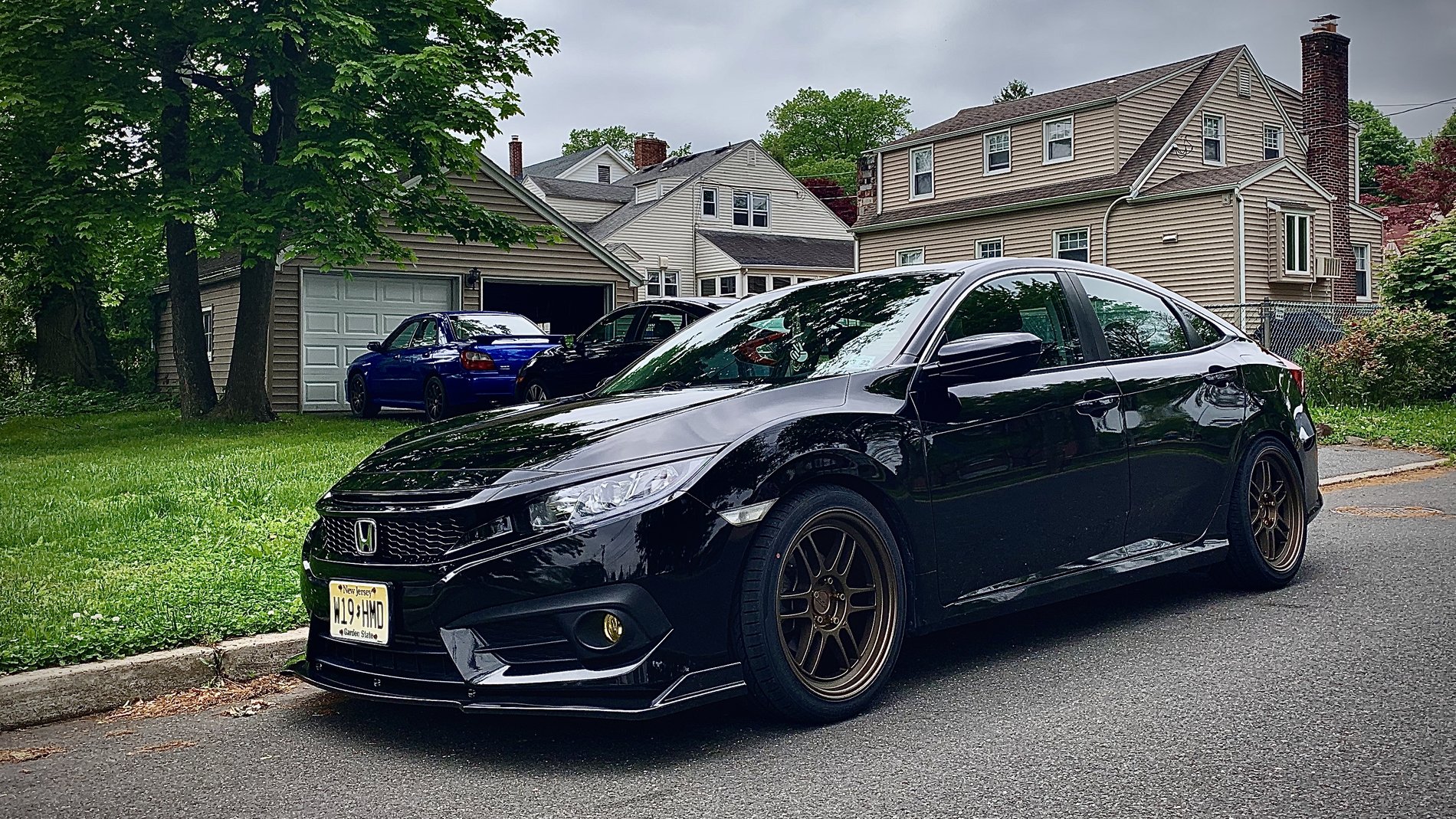 photo 1 Honda Civic custom wheels   18x8.5, ET +30, tire size 235/40 R18. x ET 