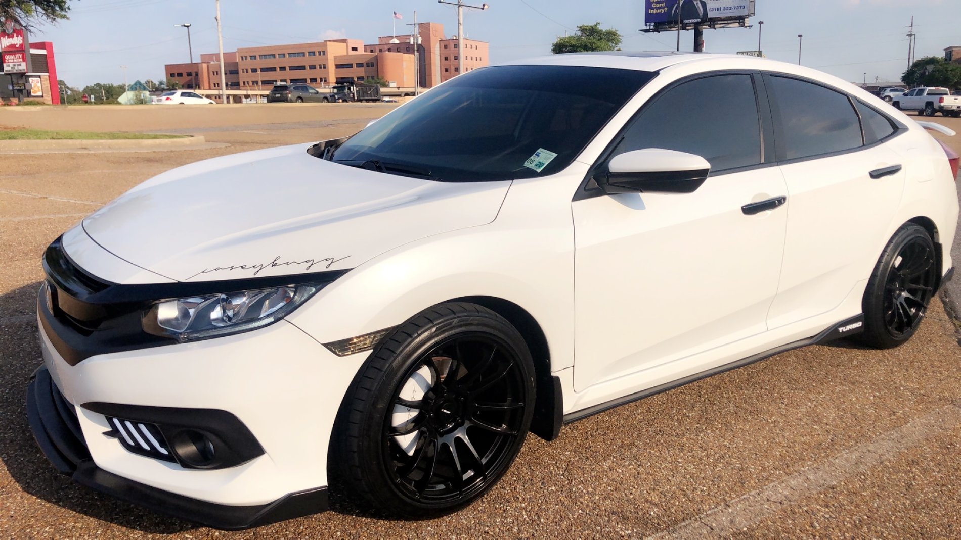 photo 4 Honda Civic custom wheels   18x9.5, ET +38, tire size 235/40 R18. x ET 