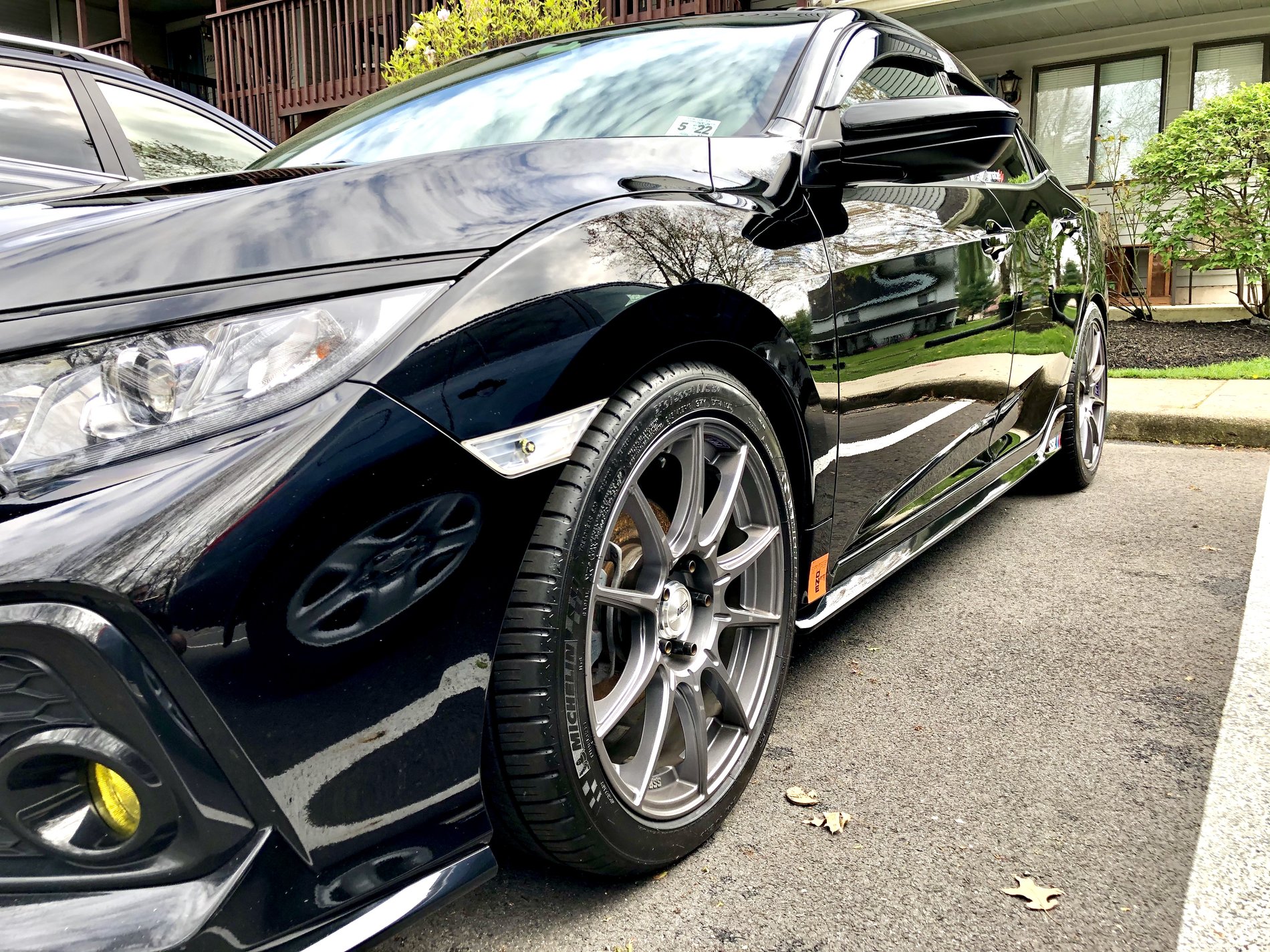 photo 2 Honda Civic custom wheels   18x8.5, ET +44, tire size 245/40 R18. x ET 